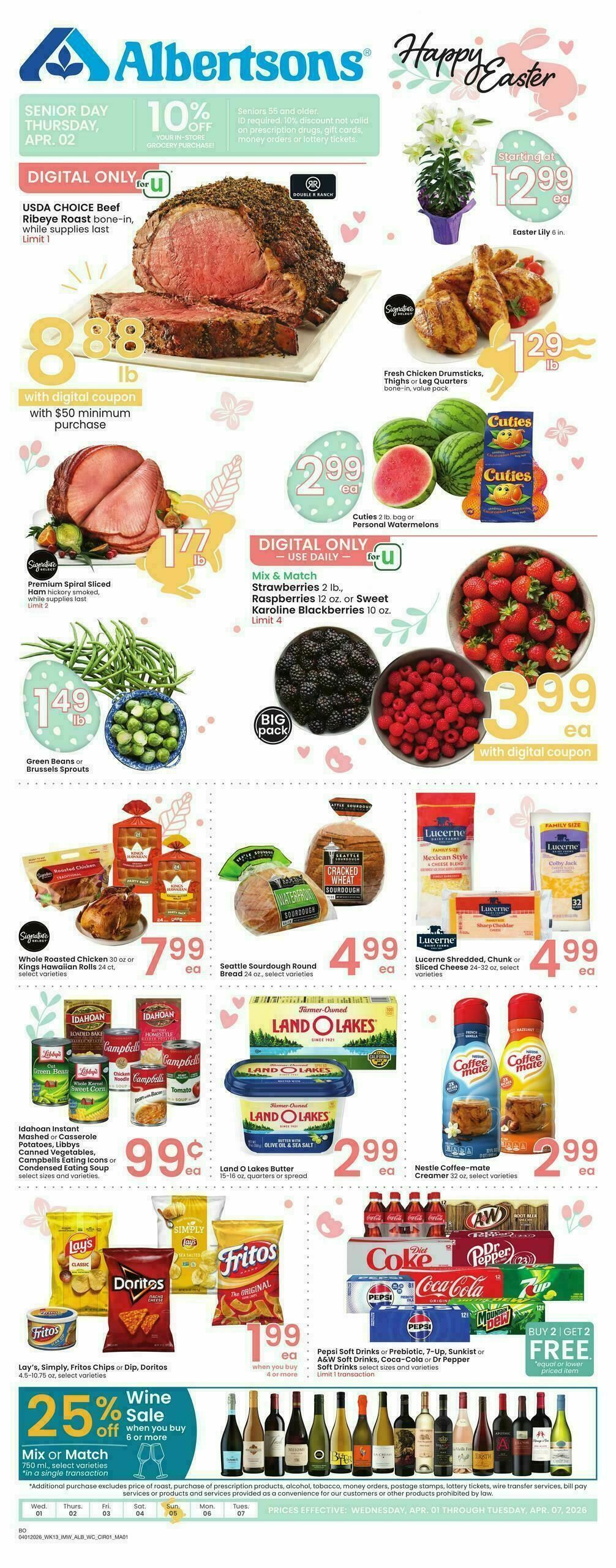 Albertsons Weekly Ad from April 1