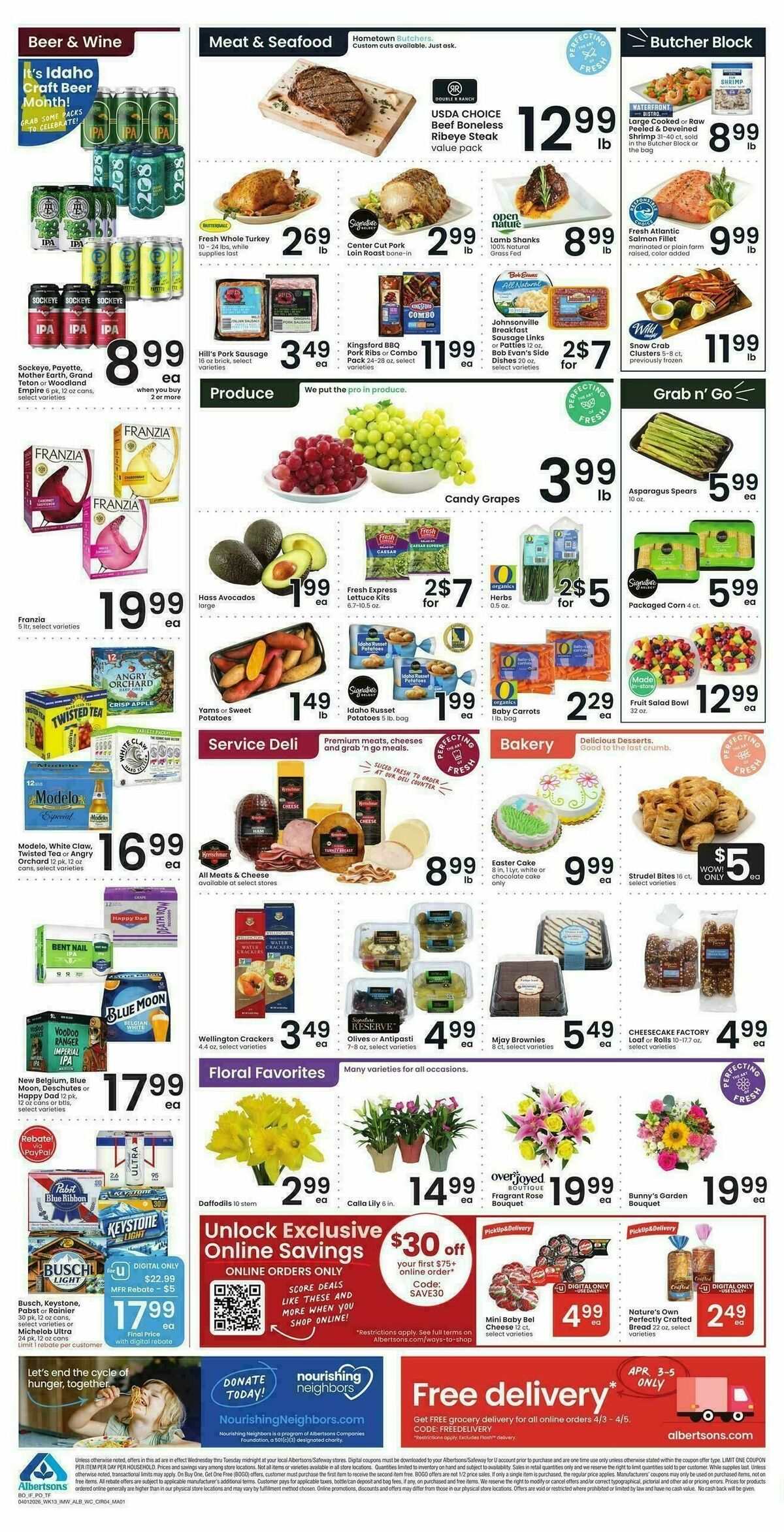 Albertsons Weekly Ad from April 1