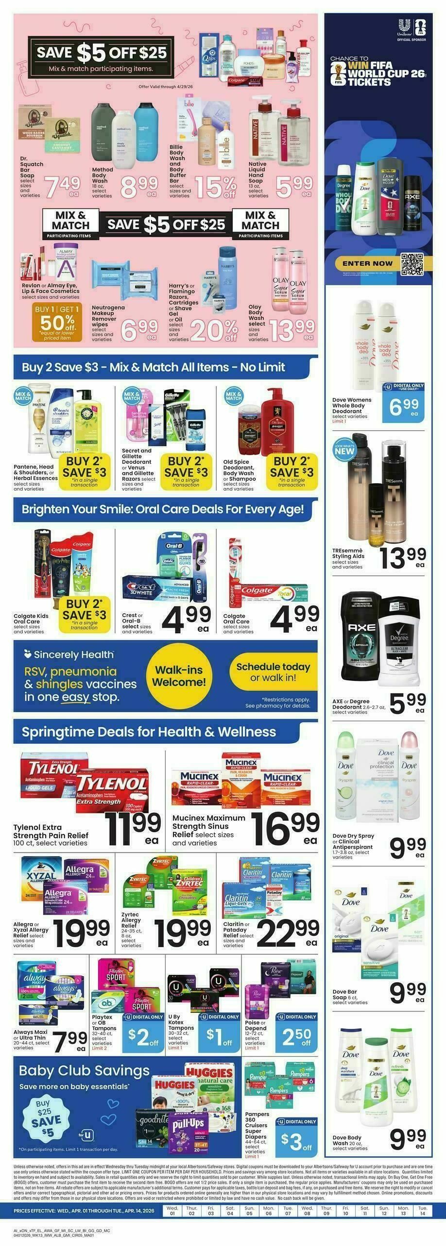 Albertsons Weekly Ad from April 1