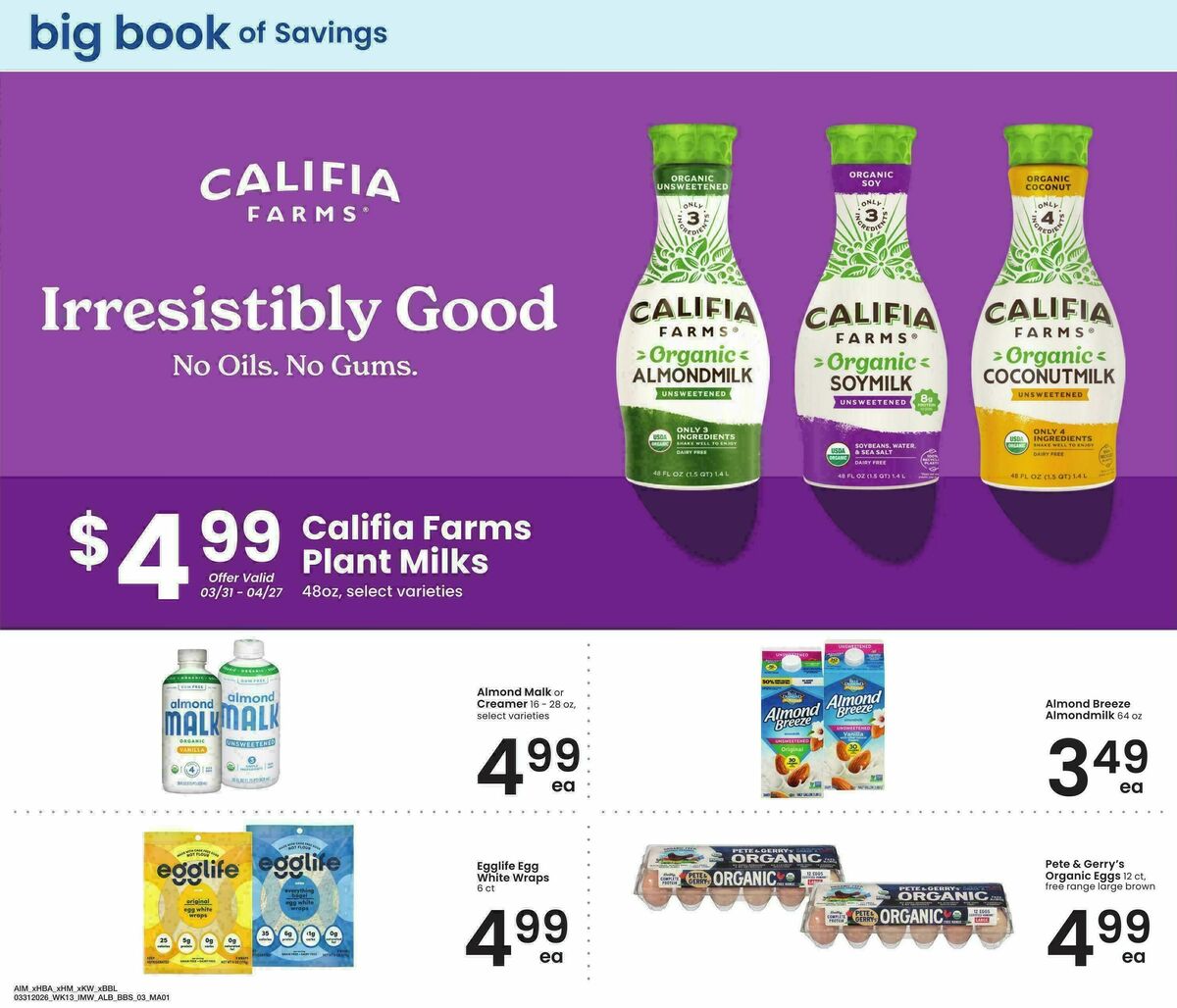 Albertsons Big Book of Savings Weekly Ad from March 31