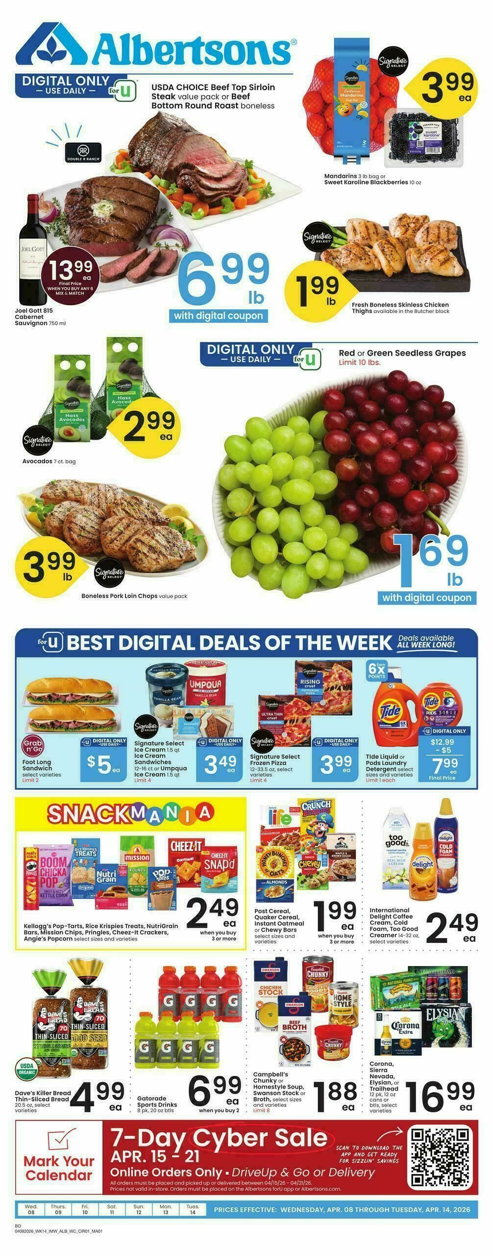 Albertsons Weekly Ad from April 8