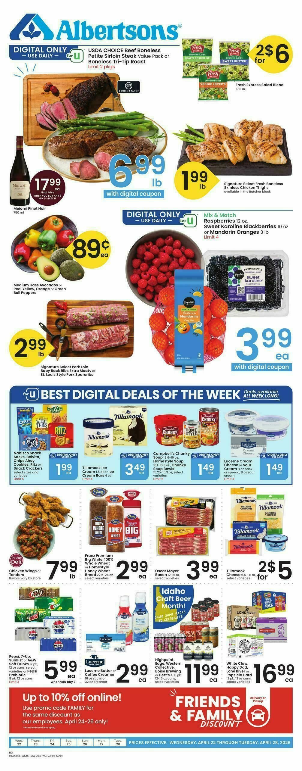 Albertsons Weekly Ad from April 22
