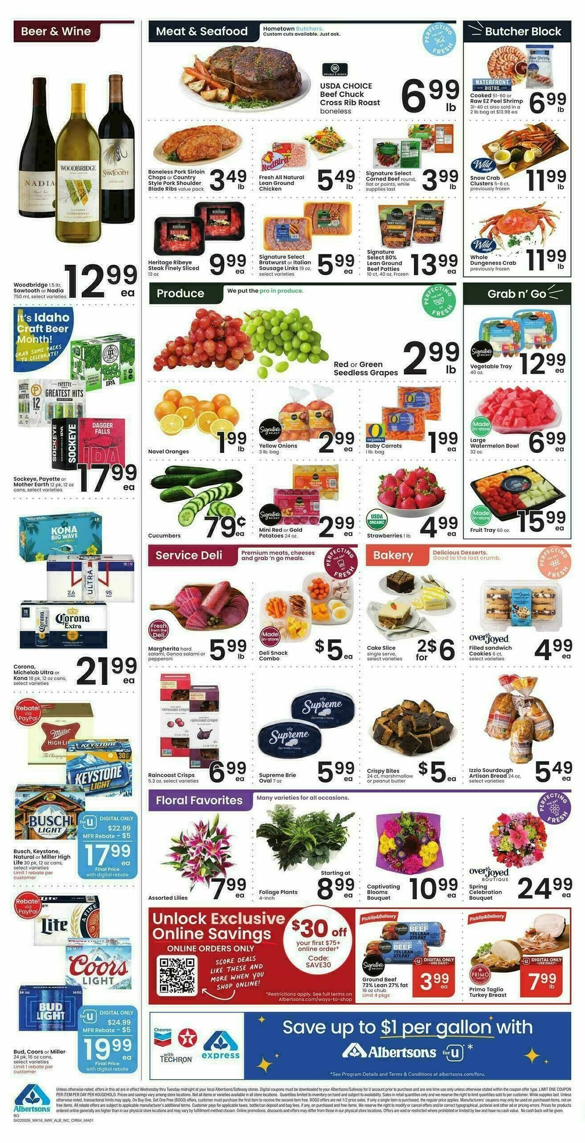 Albertsons Weekly Ad from April 22