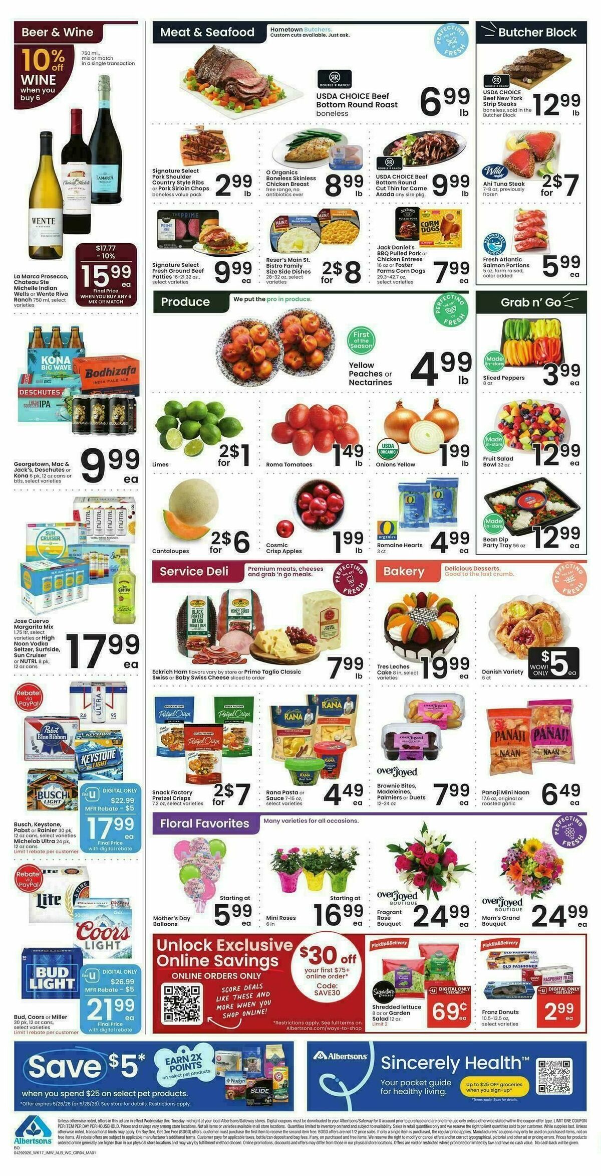 Albertsons Weekly Ad from April 29