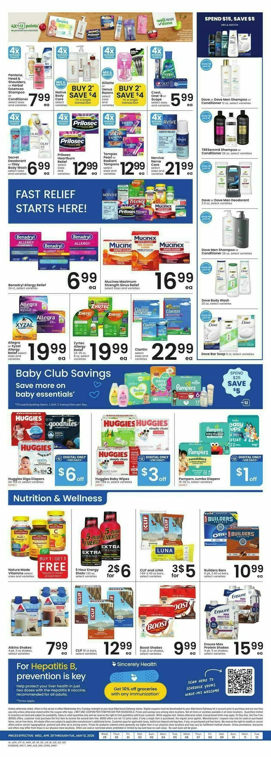 Albertsons Weekly Ad from April 29