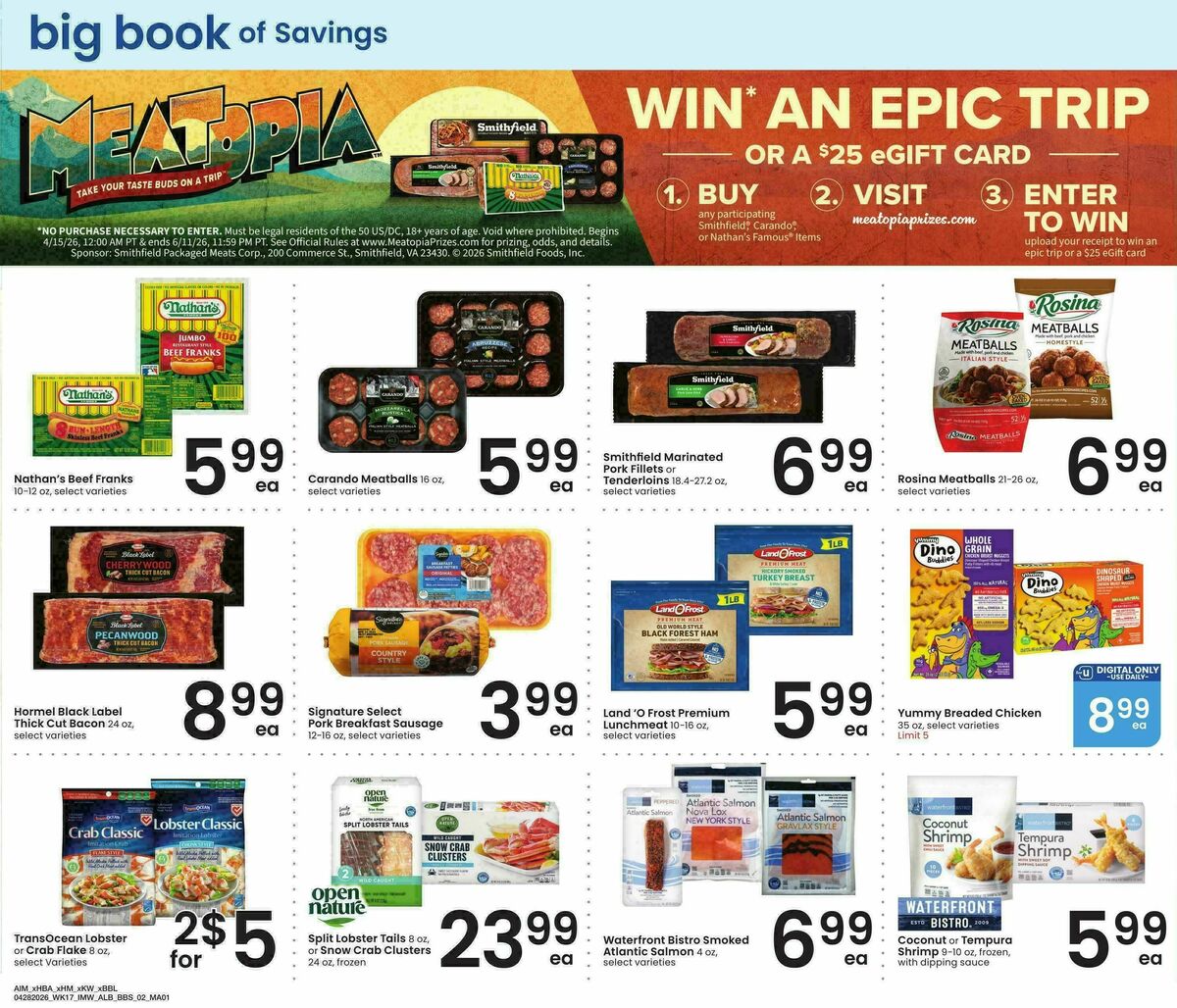 Albertsons Big Book of Savings Weekly Ad from April 28
