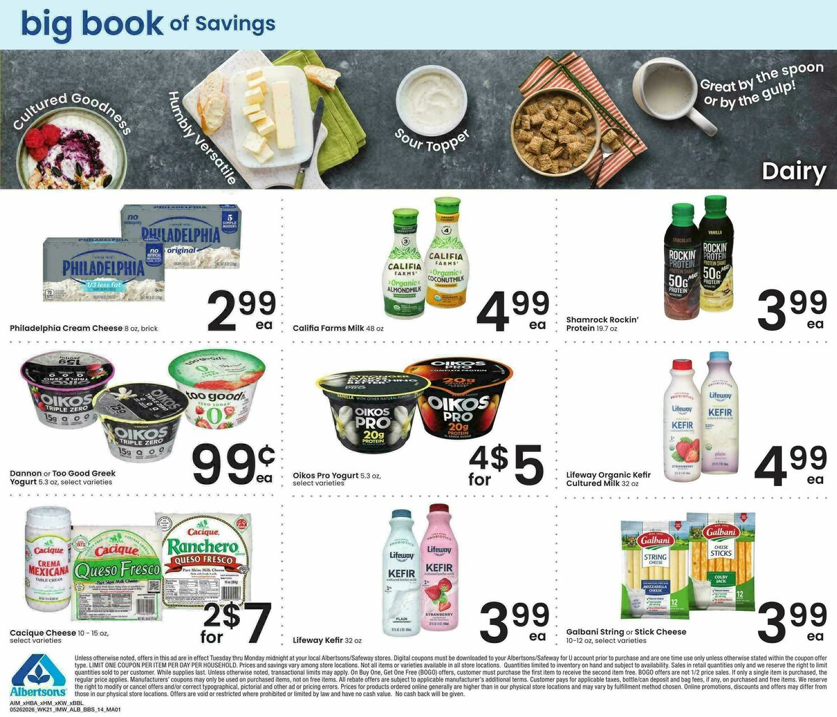 Albertsons Big Book of Savings Weekly Ad from May 26
