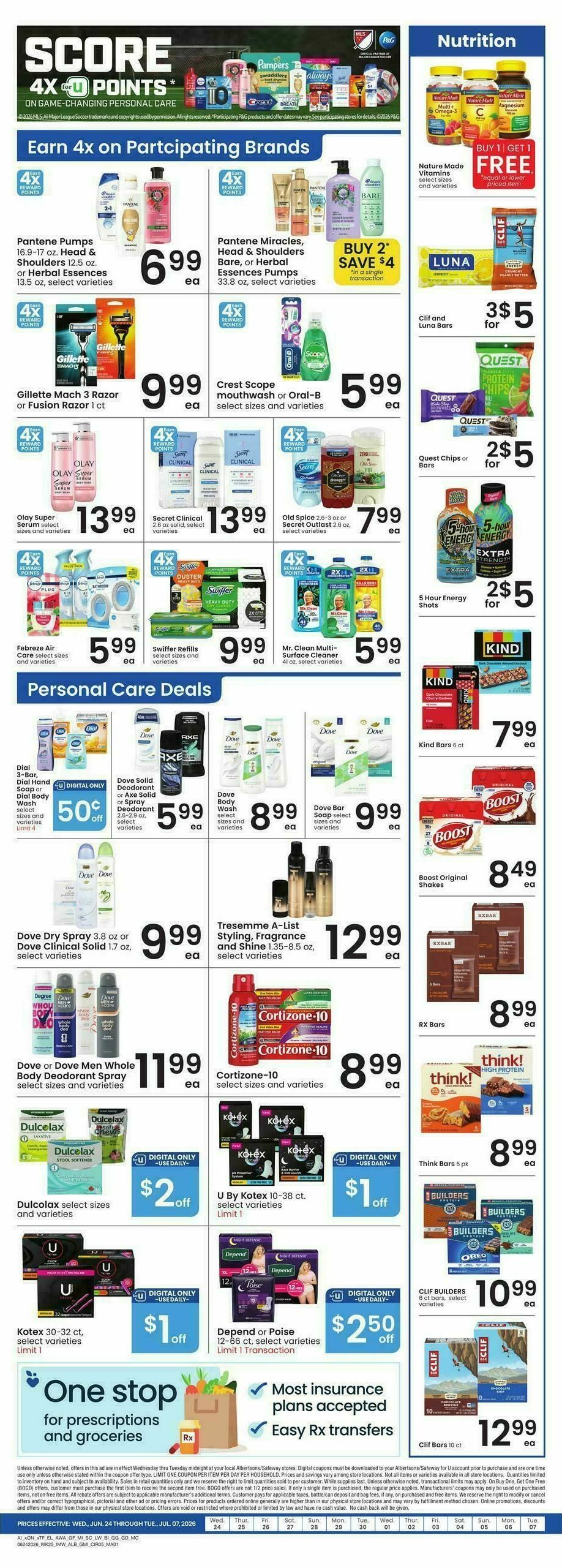 Albertsons Bonus Online Savings Weekly Ad from July 1