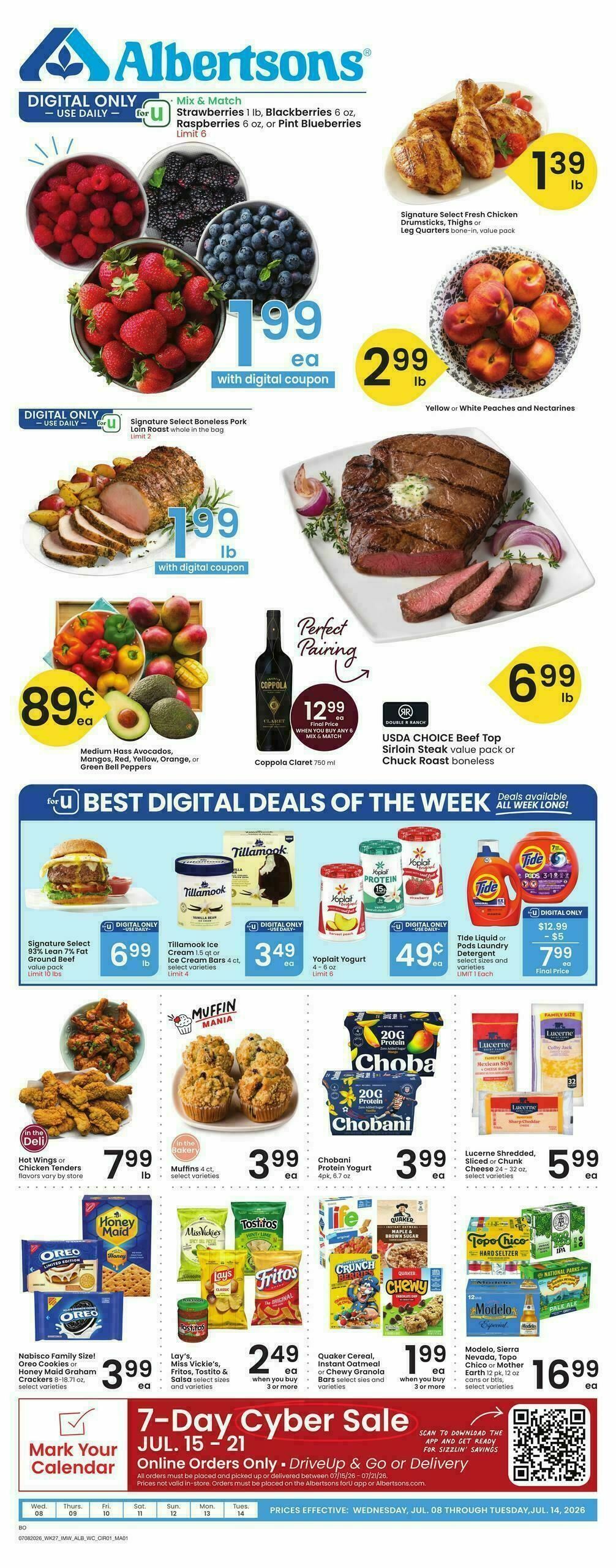 Albertsons Weekly Ad from July 8