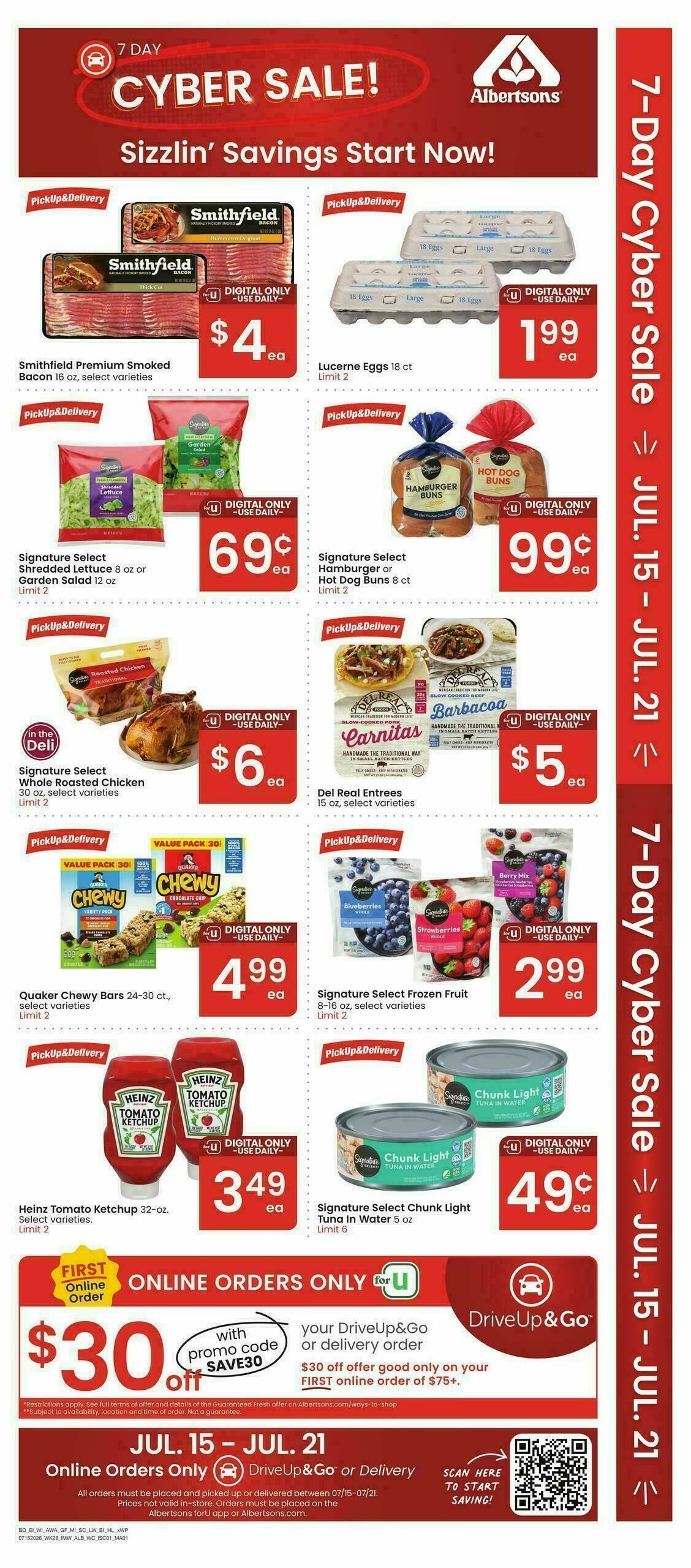 Albertsons Weekly Ad from July 15