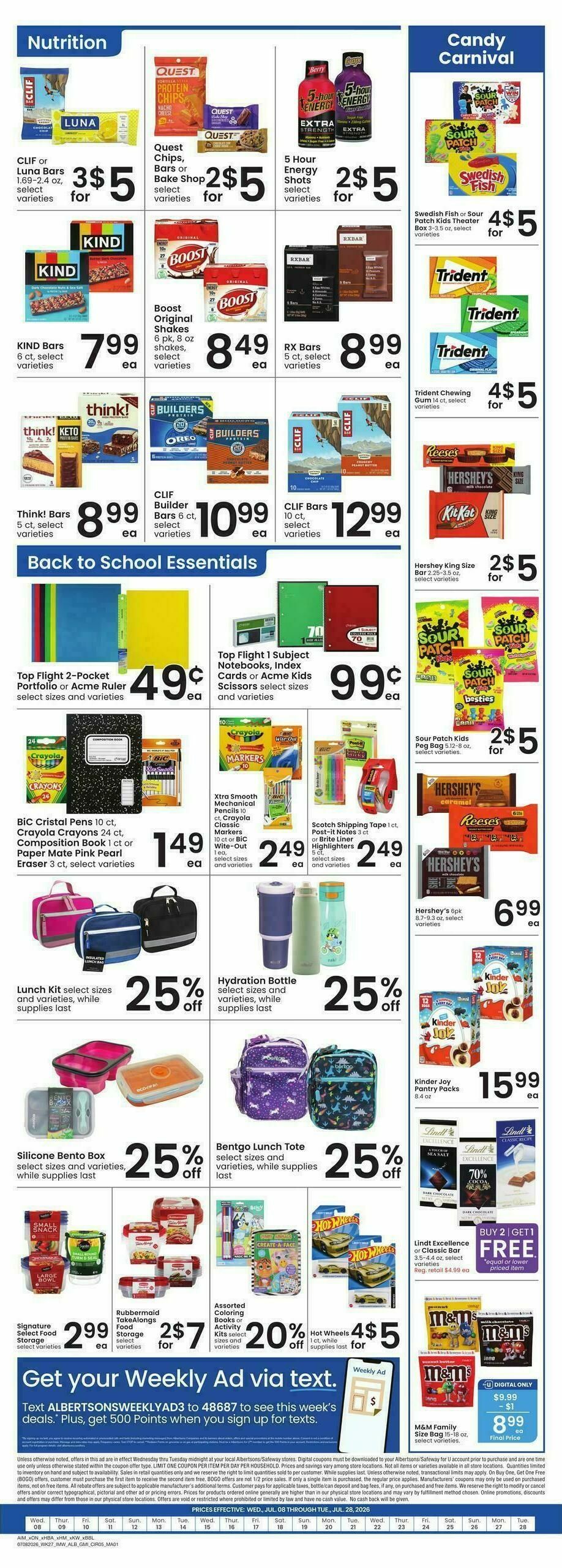 Albertsons Weekly Ad from July 15