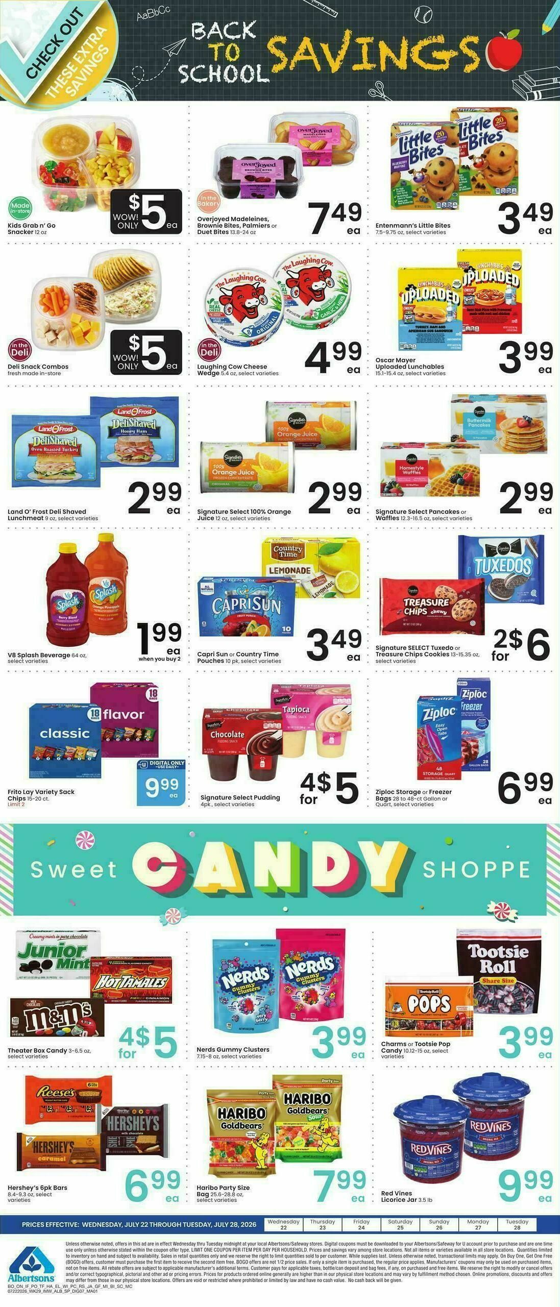 Albertsons Weekly Ad from July 22
