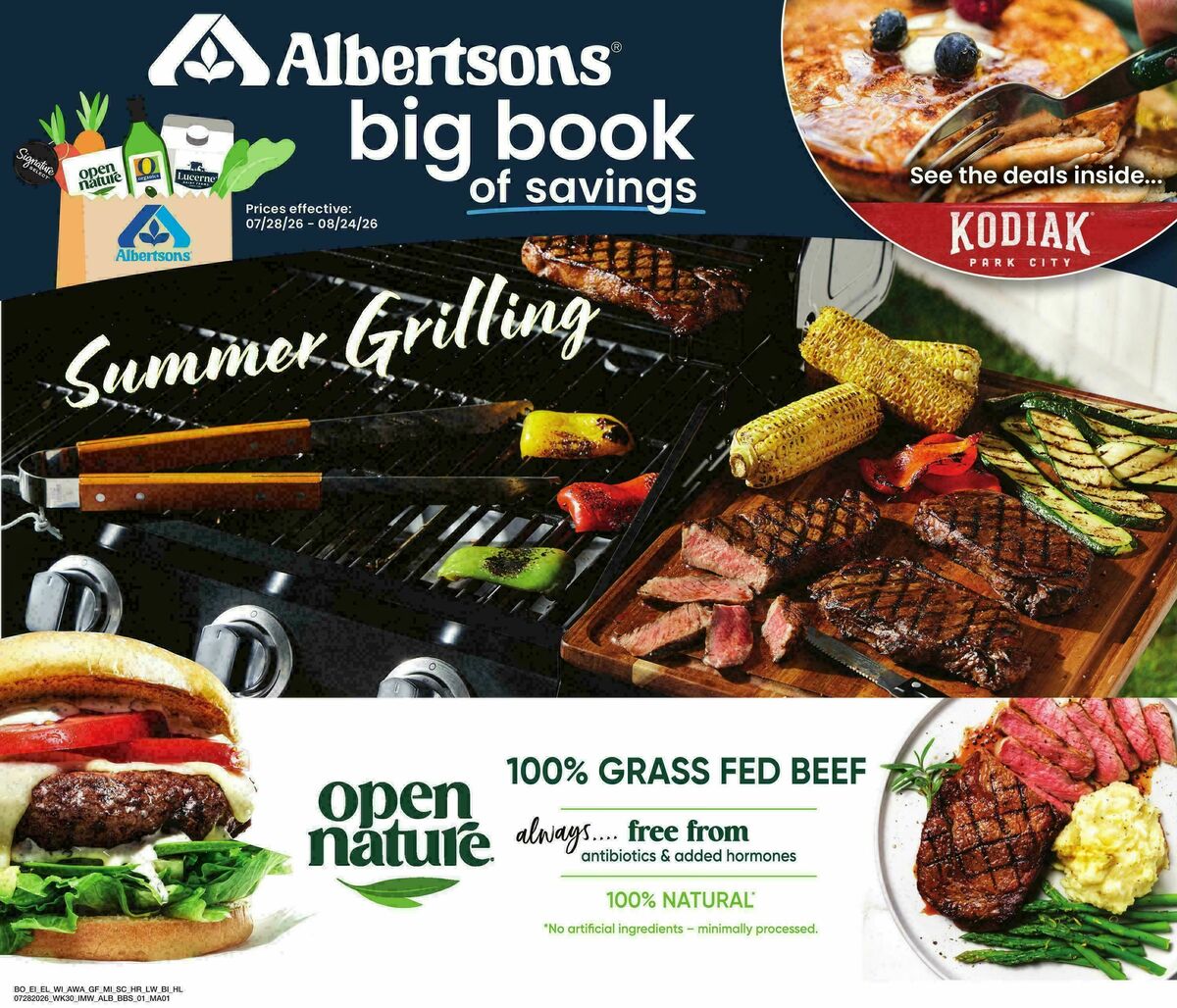 Albertsons Big Book of Savings Weekly Ad from July 28
