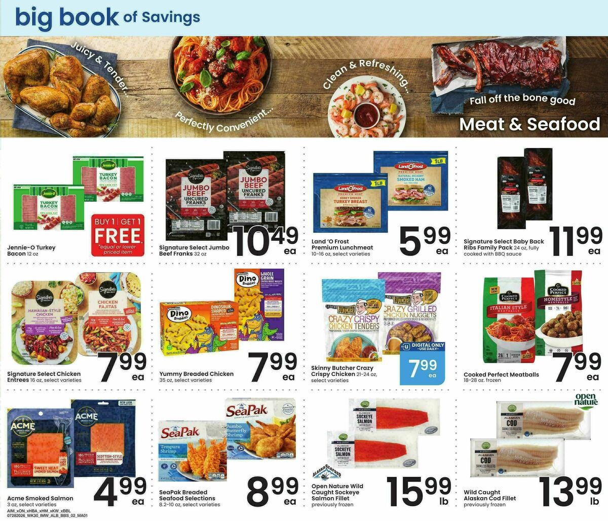 Albertsons Big Book of Savings Weekly Ad from July 28