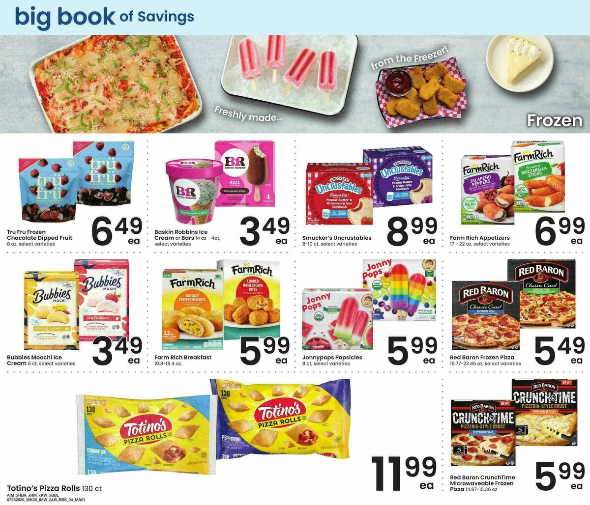 Albertsons Big Book of Savings Weekly Ad from July 28