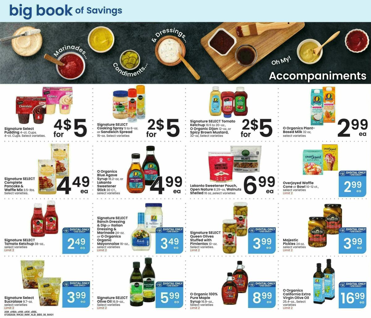 Albertsons Big Book of Savings Weekly Ad from July 28