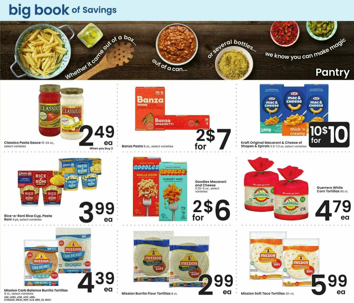 Albertsons Big Book of Savings Weekly Ad from July 28