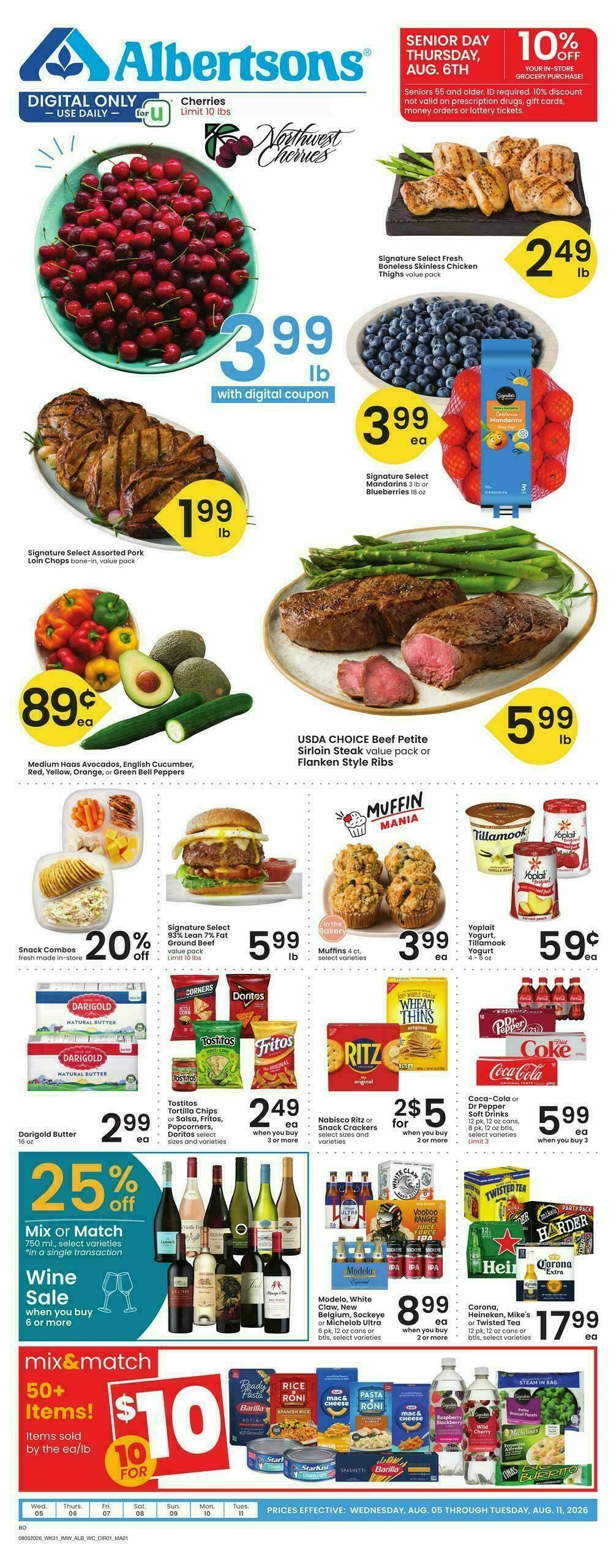 Albertsons Weekly Ad from August 5