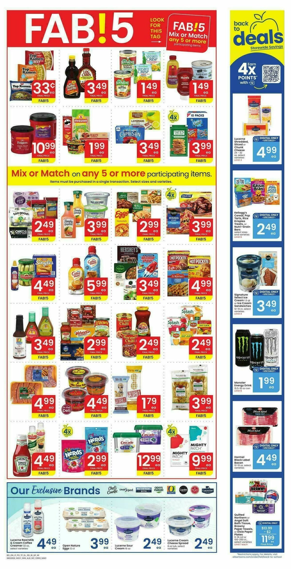 Albertsons Weekly Ad from August 5