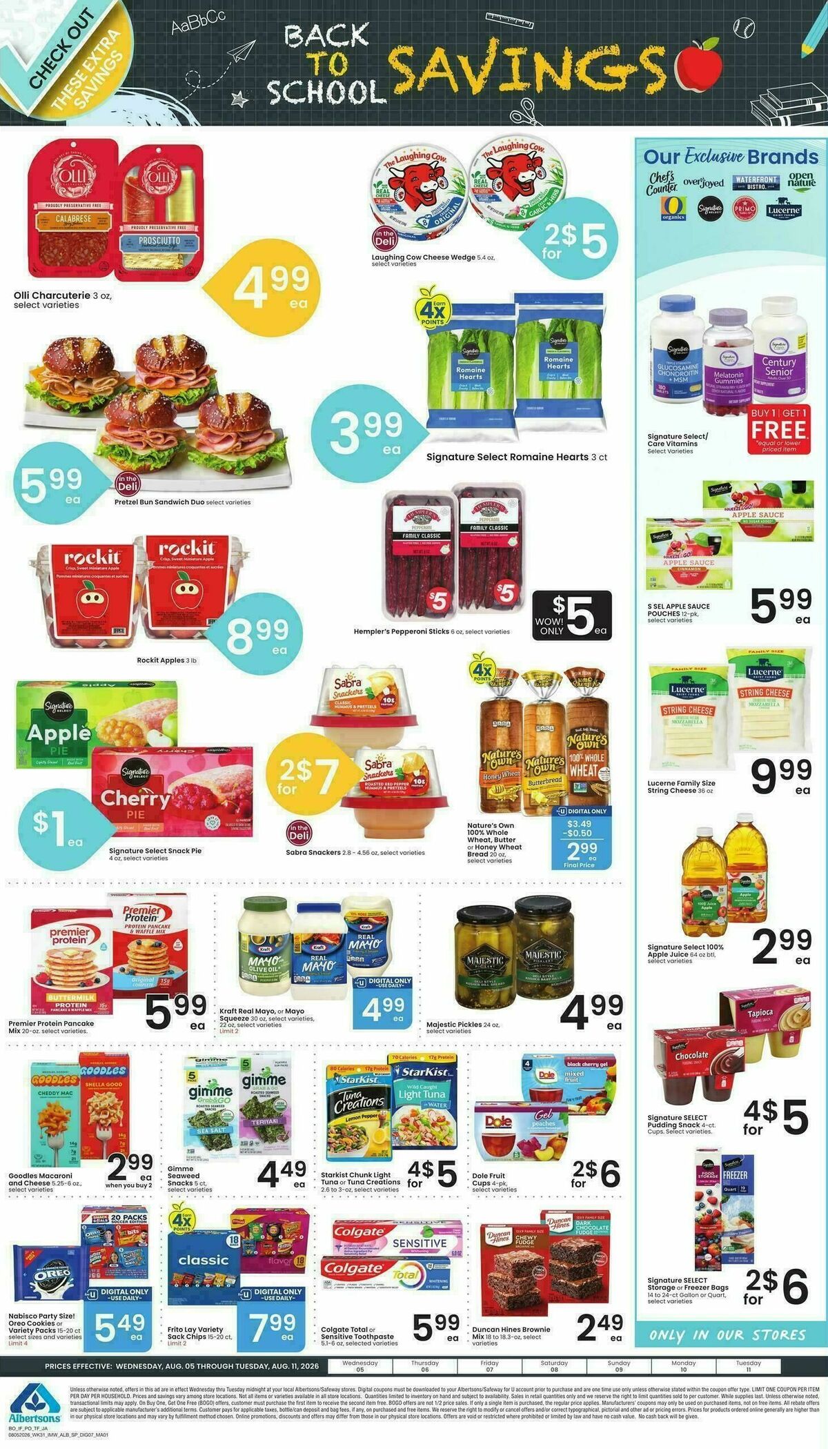 Albertsons Weekly Ad from August 5