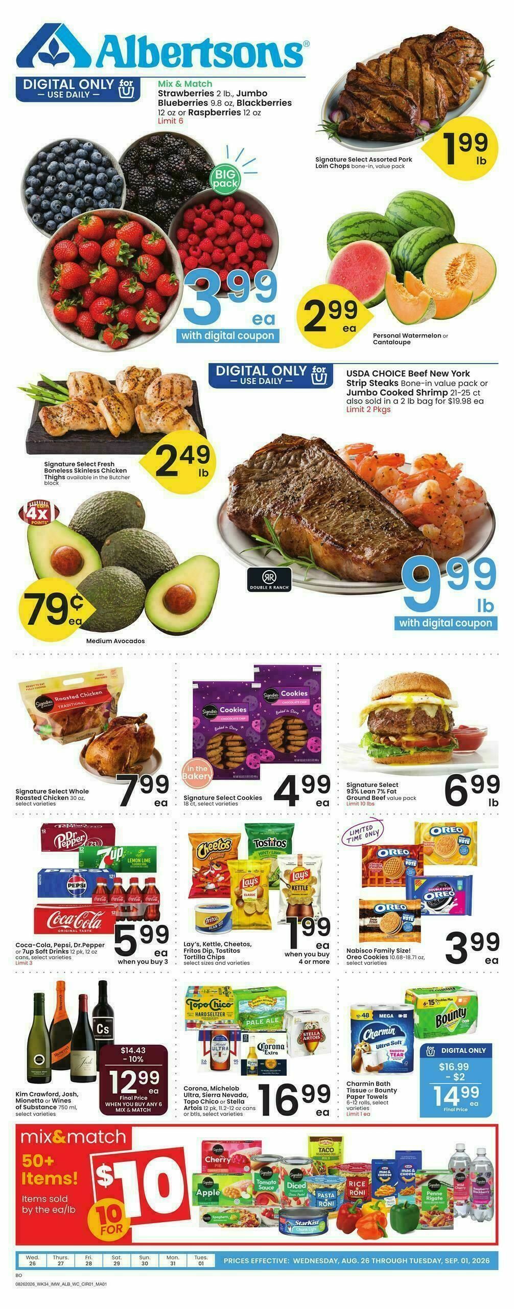 Albertsons Weekly Ad from August 26