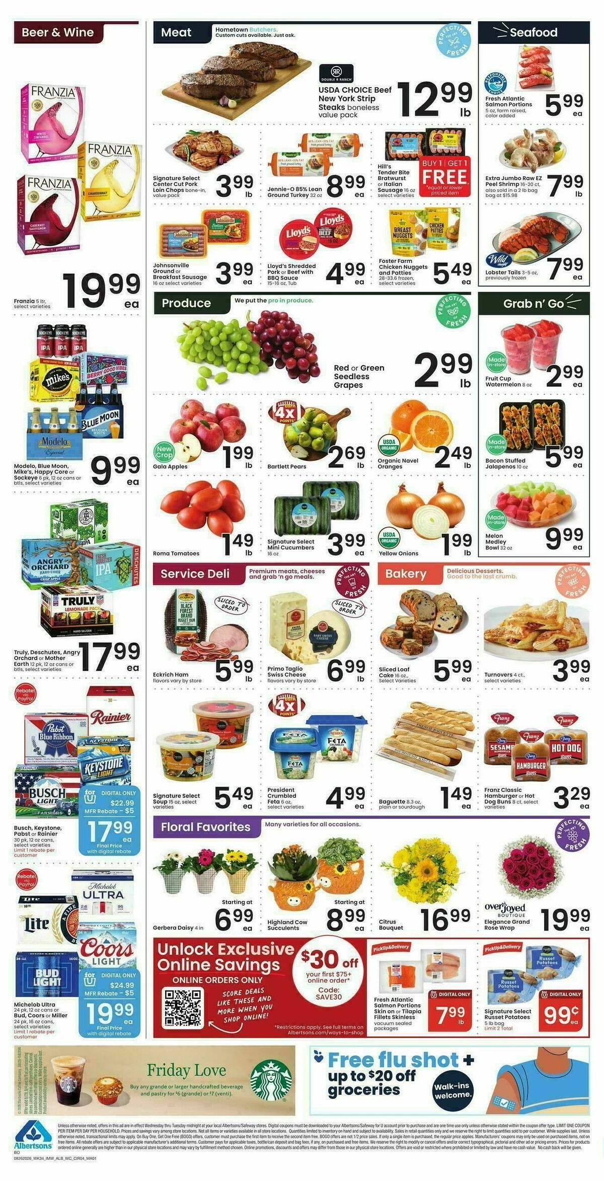 Albertsons Weekly Ad from August 26
