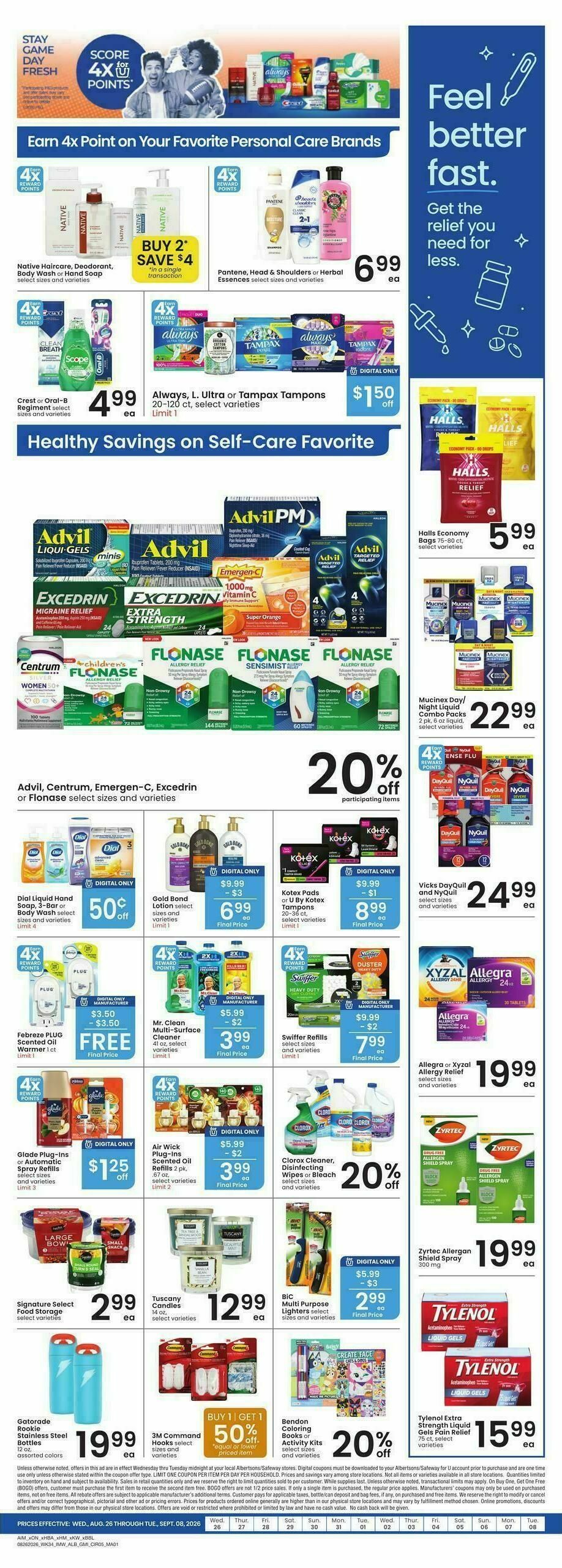Albertsons Weekly Ad from August 26