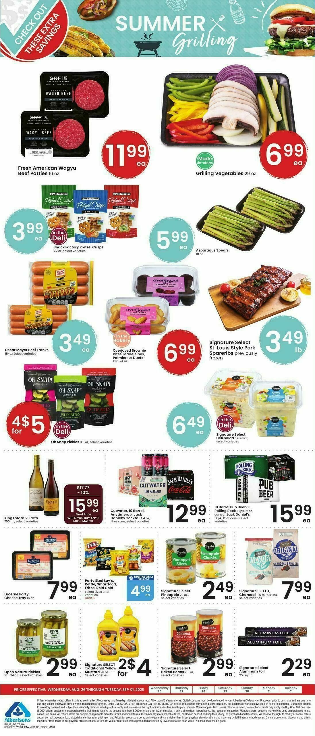 Albertsons Weekly Ad from August 26