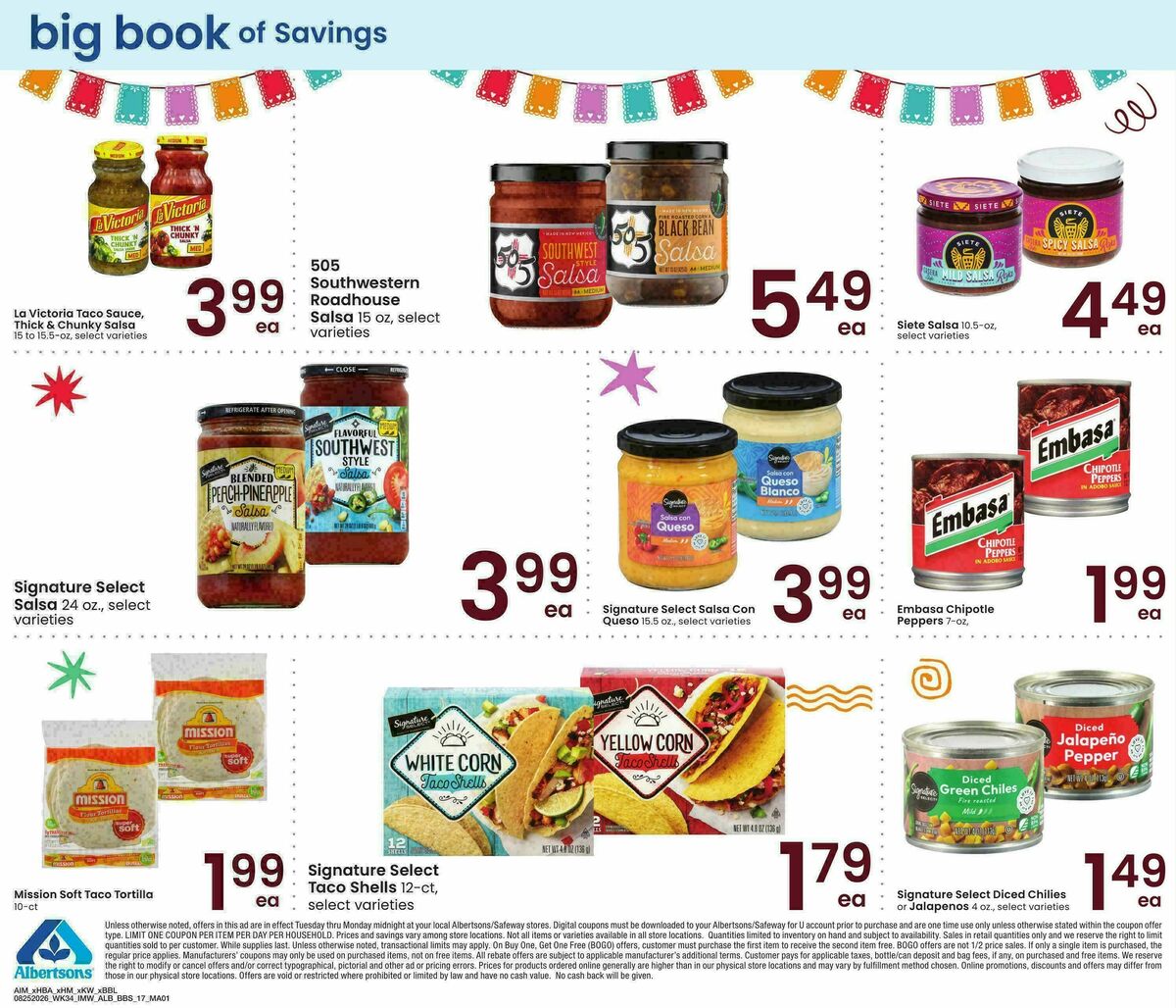 Albertsons Big Book of Savings Weekly Ad from August 25