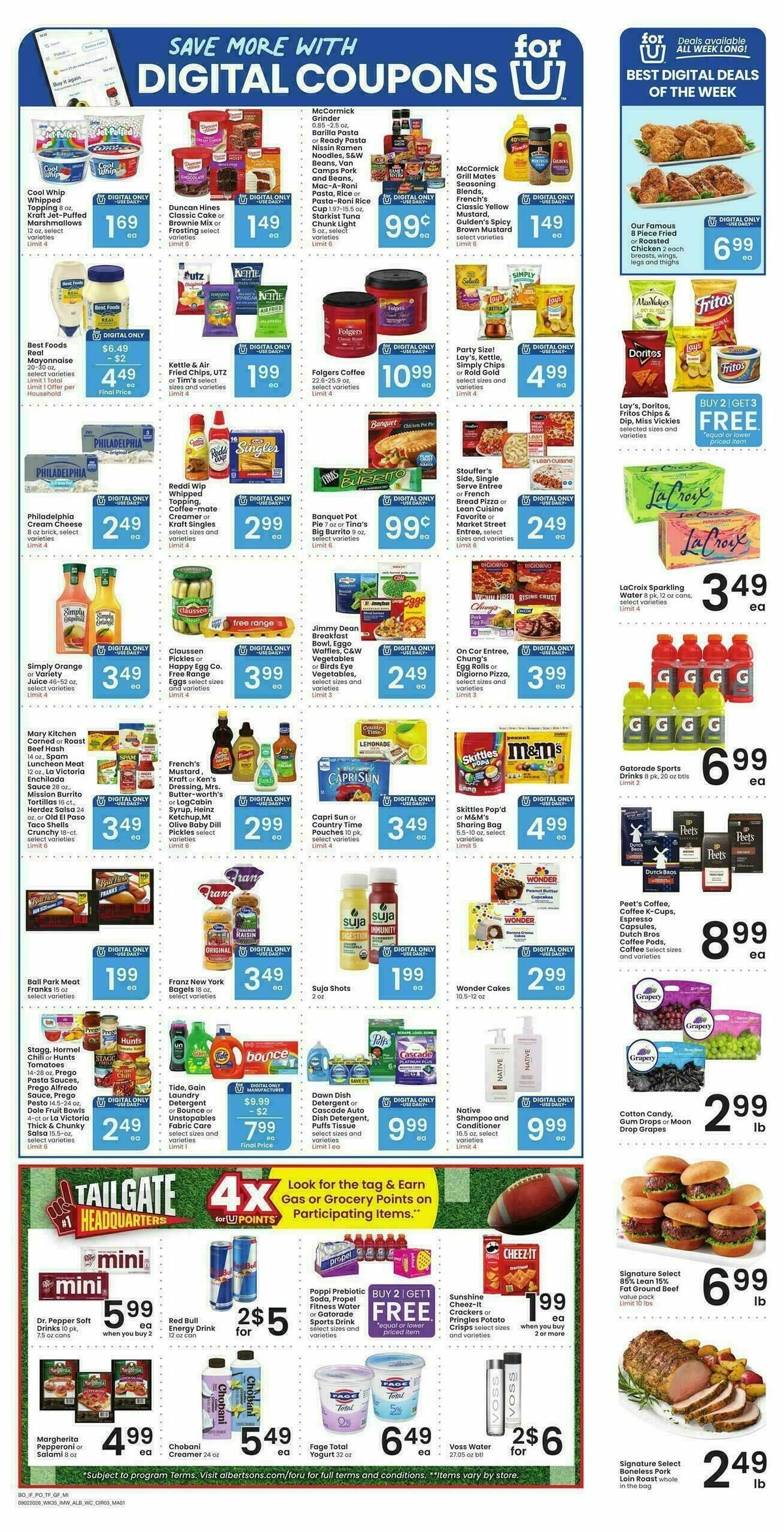 Albertsons Weekly Ad from September 2