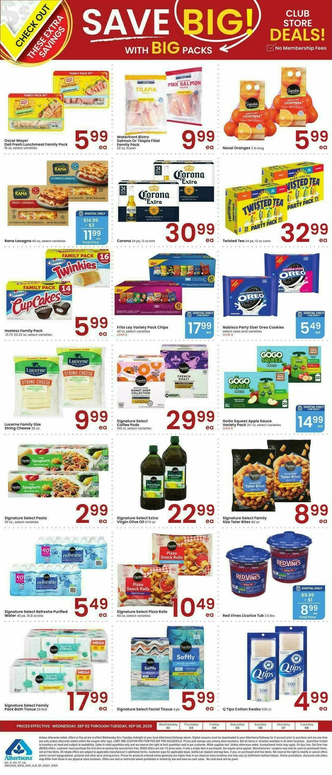 Albertsons Weekly Ad from September 2