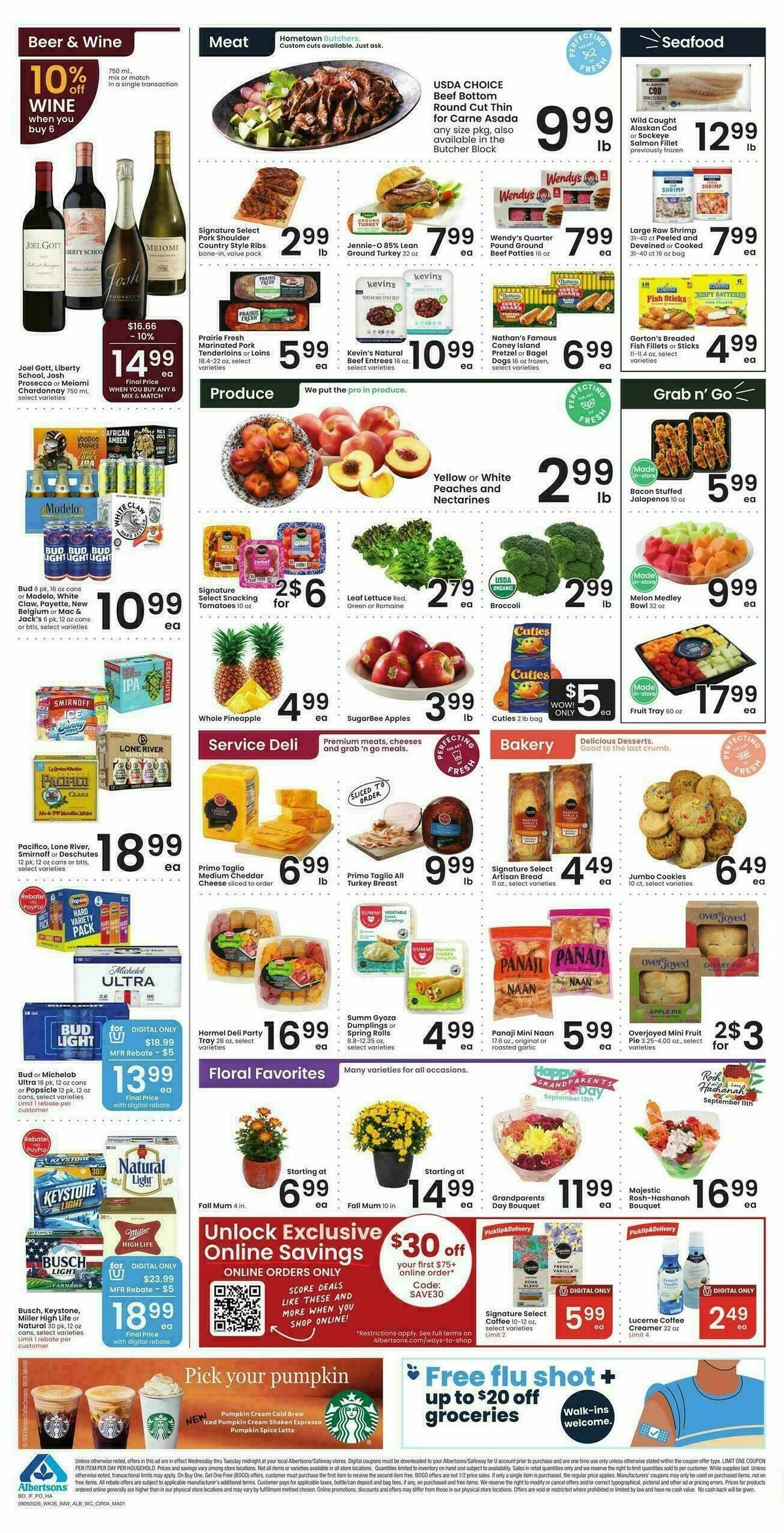 Albertsons Weekly Ad from September 9
