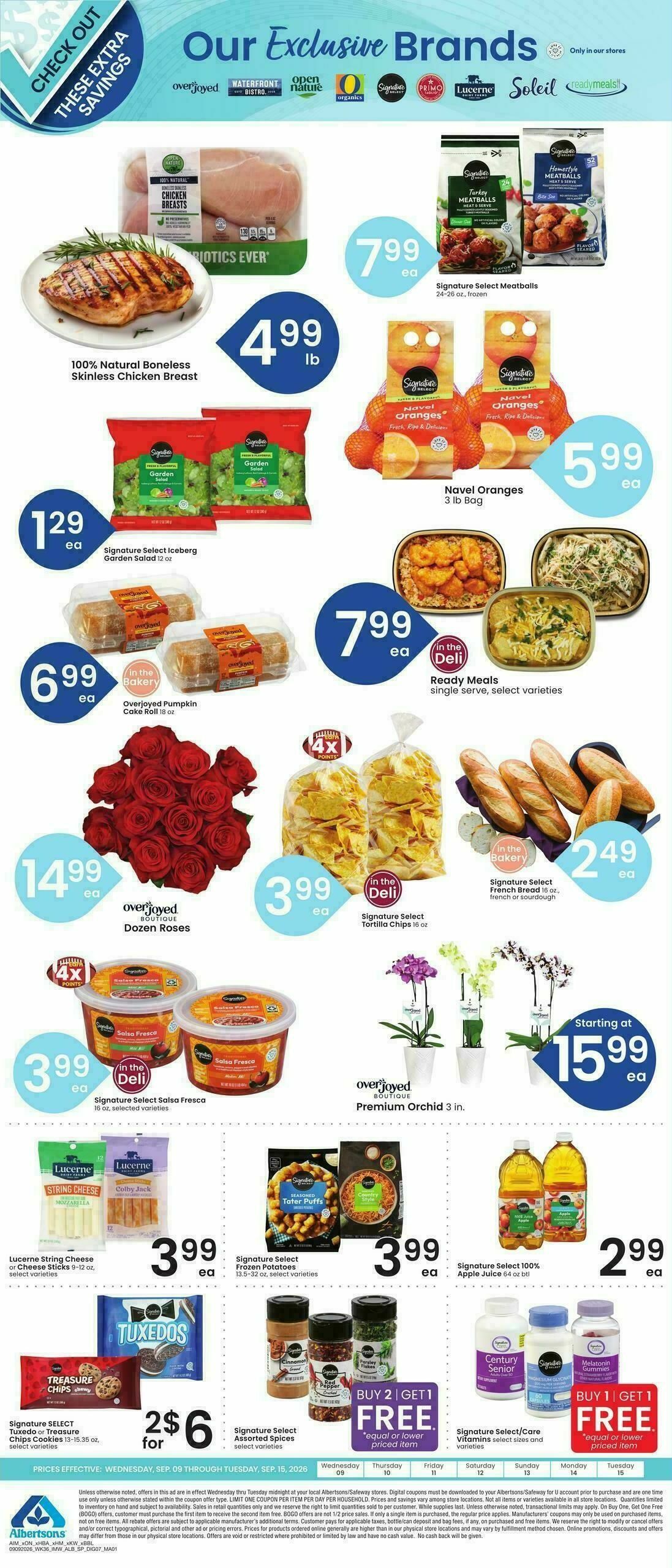 Albertsons Weekly Ad from September 9