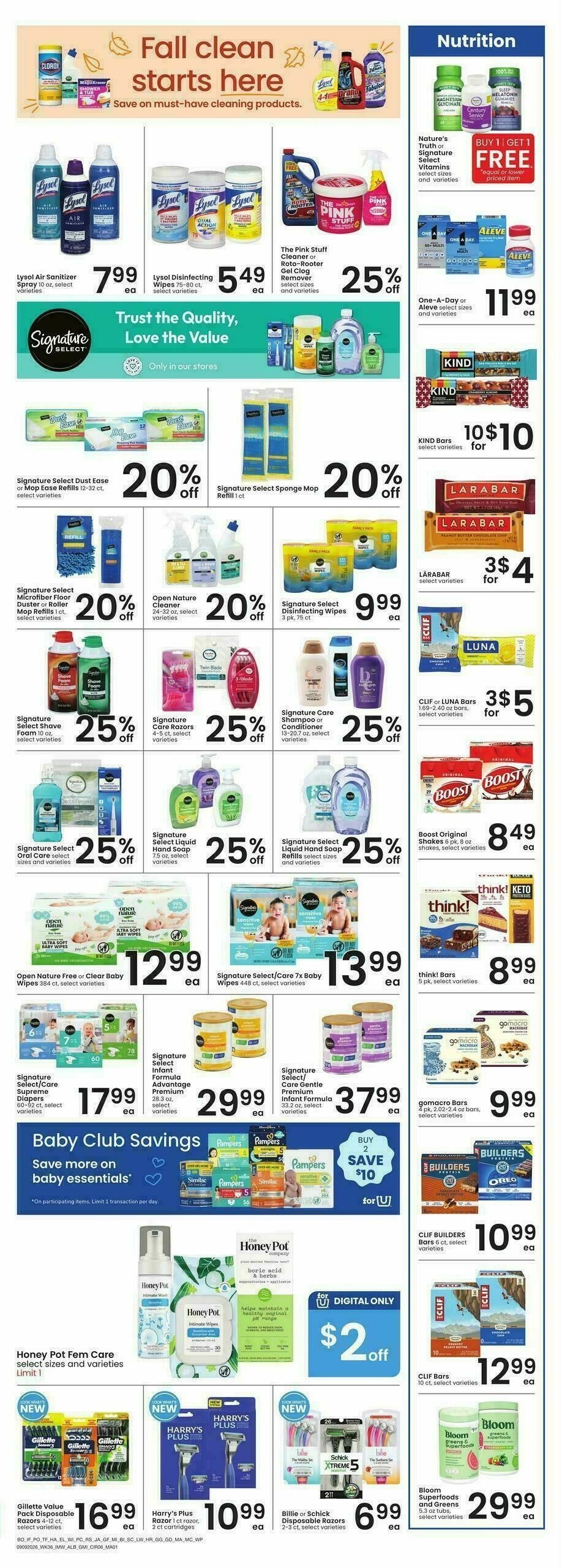Albertsons Weekly Ad from September 23