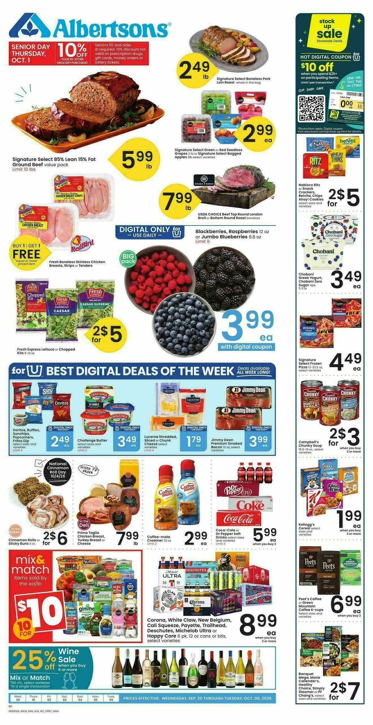 Albertsons Weekly Ad from September 30