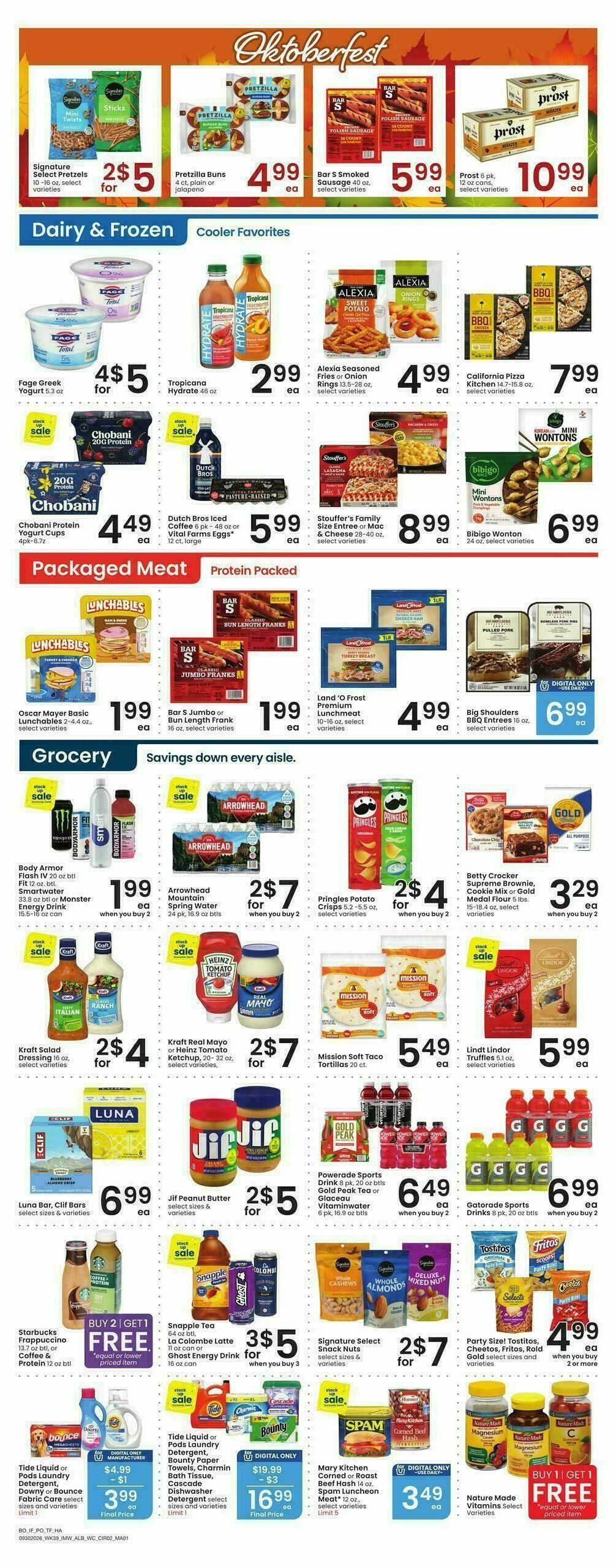 Albertsons Weekly Ad from September 30