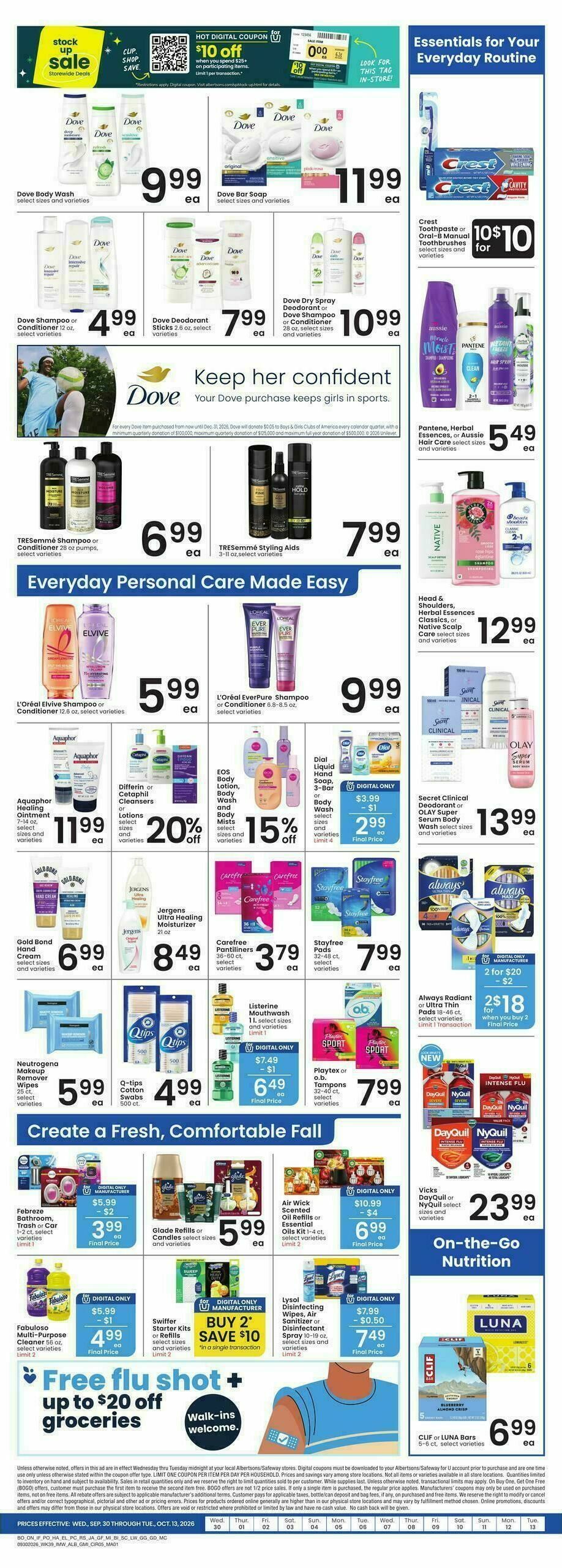 Albertsons Weekly Ad from September 30