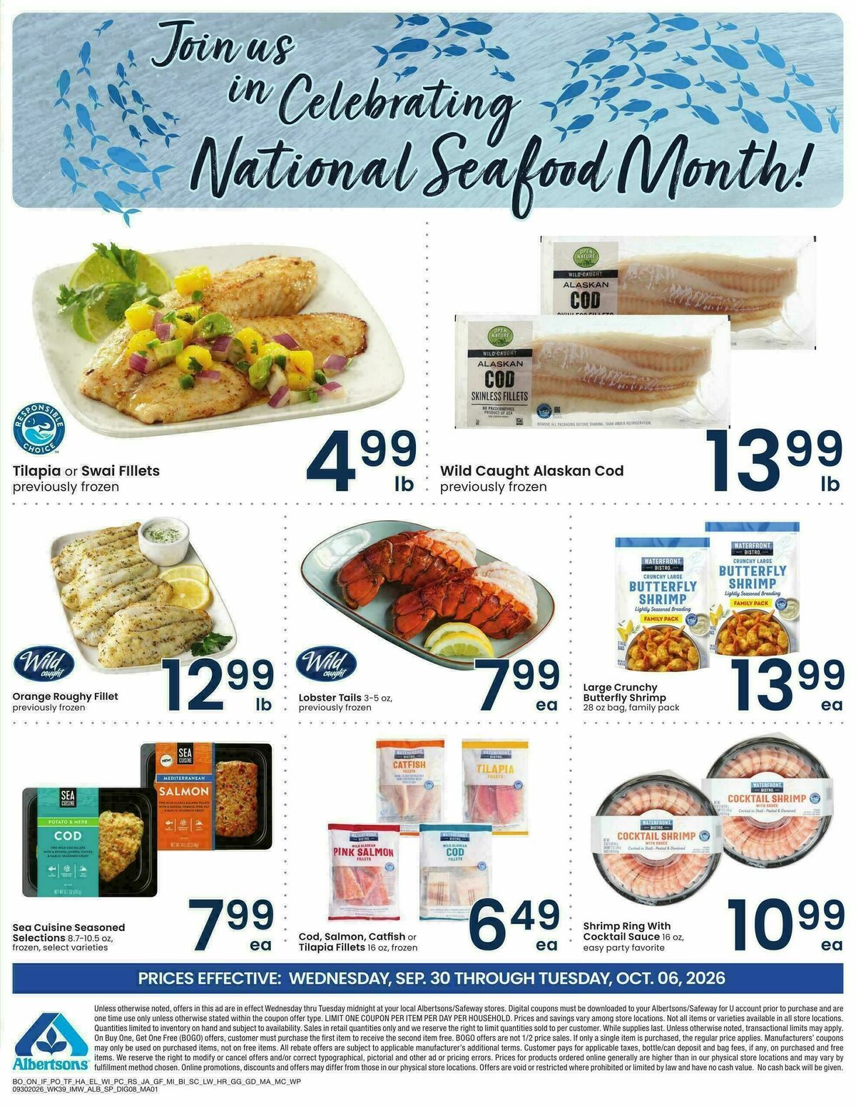 Albertsons Weekly Ad from September 30