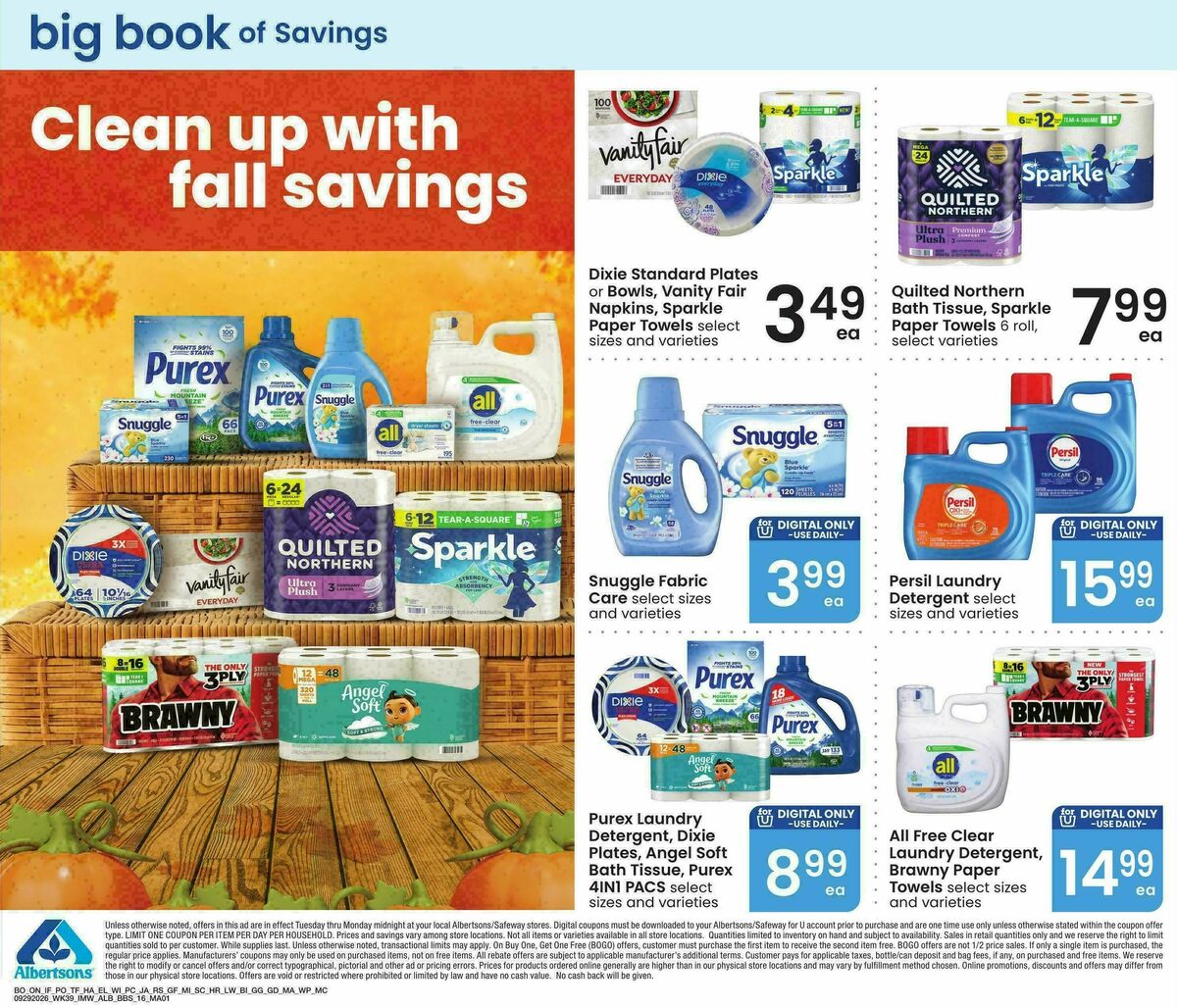 Albertsons Big Book of Savings Weekly Ad from September 29