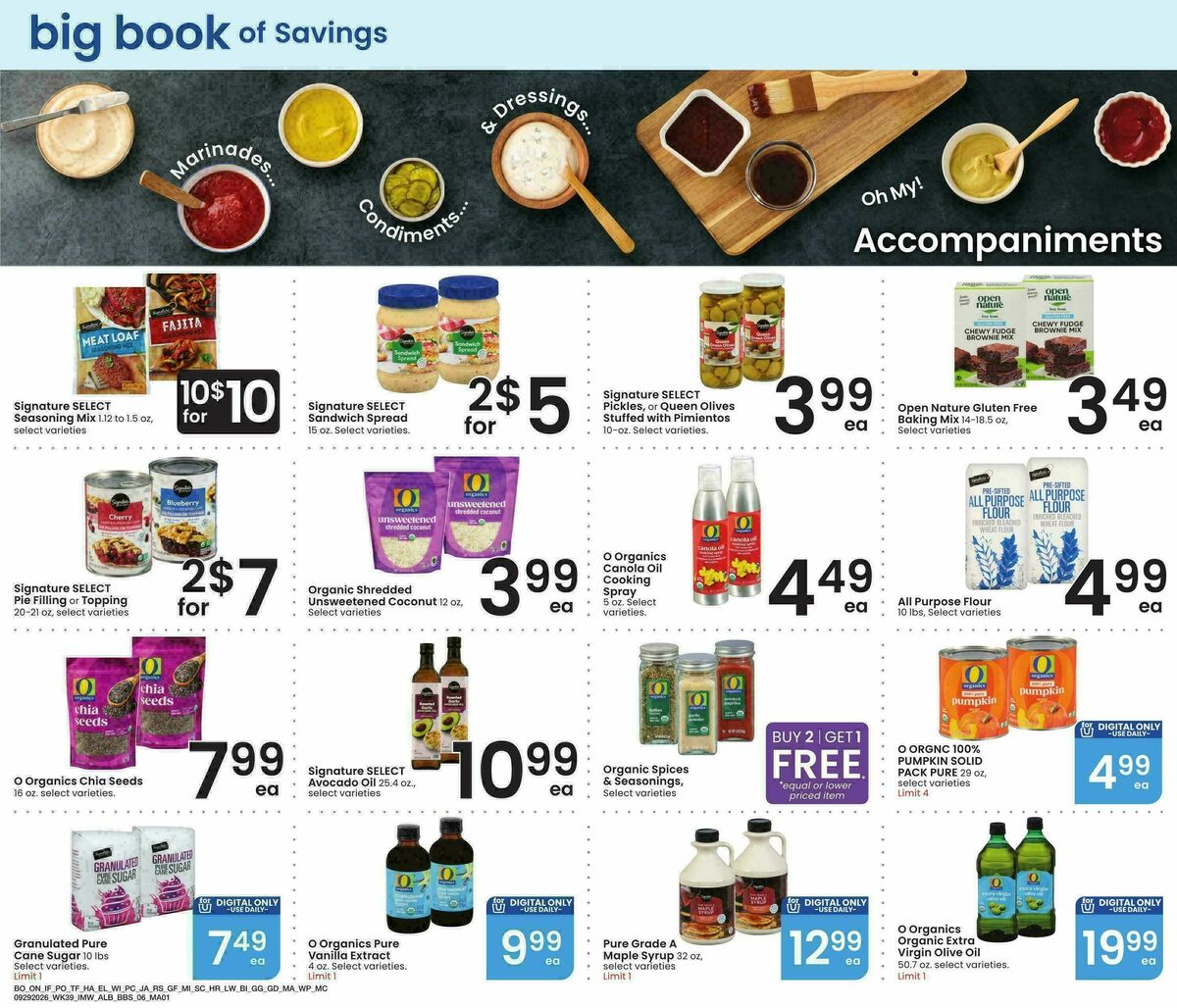 Albertsons Big Book of Savings Weekly Ad from September 29