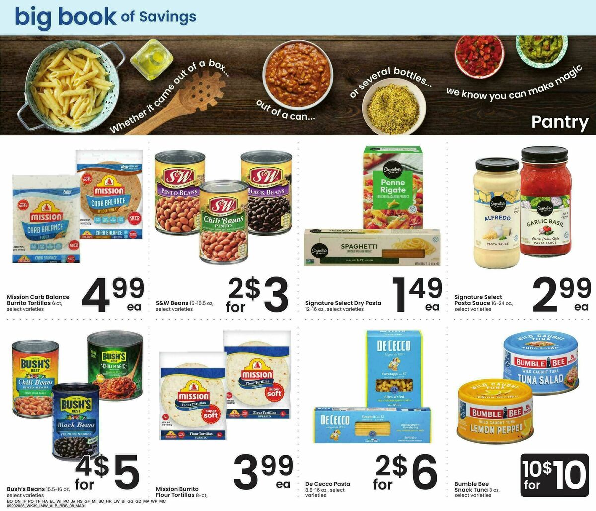 Albertsons Big Book of Savings Weekly Ad from September 29