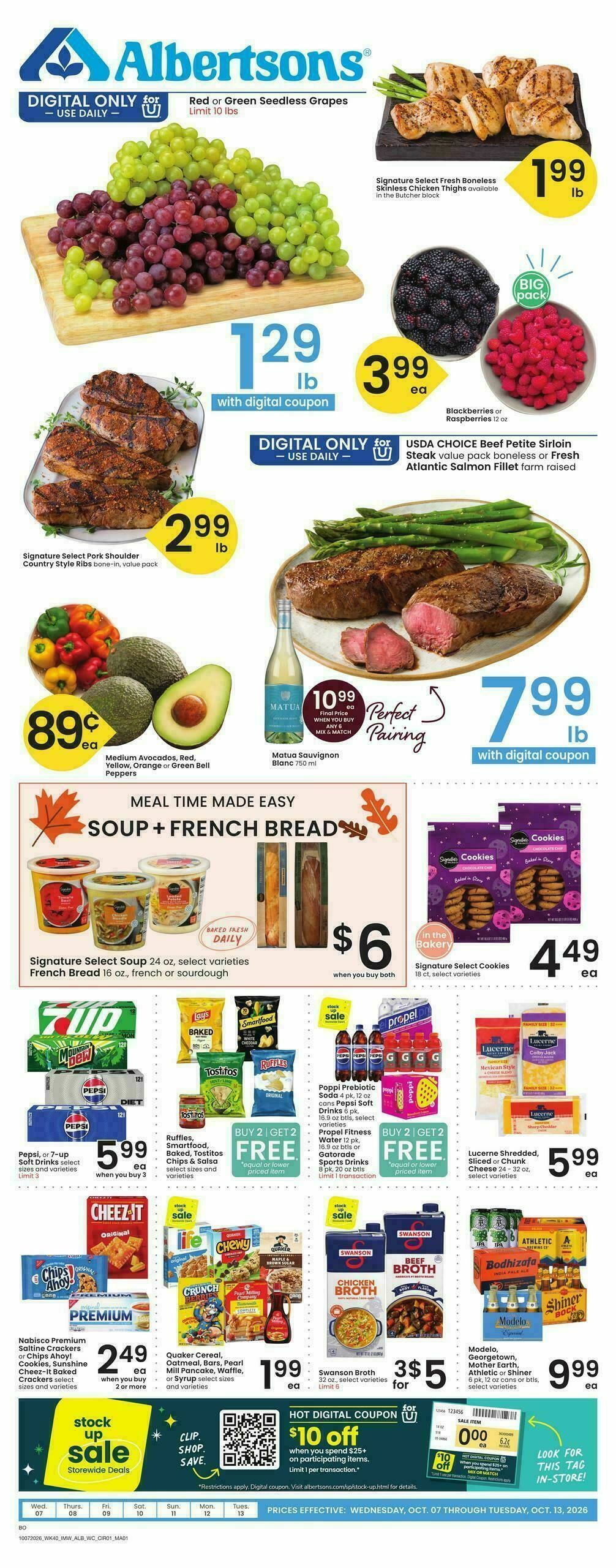 Albertsons Weekly Ad from October 7