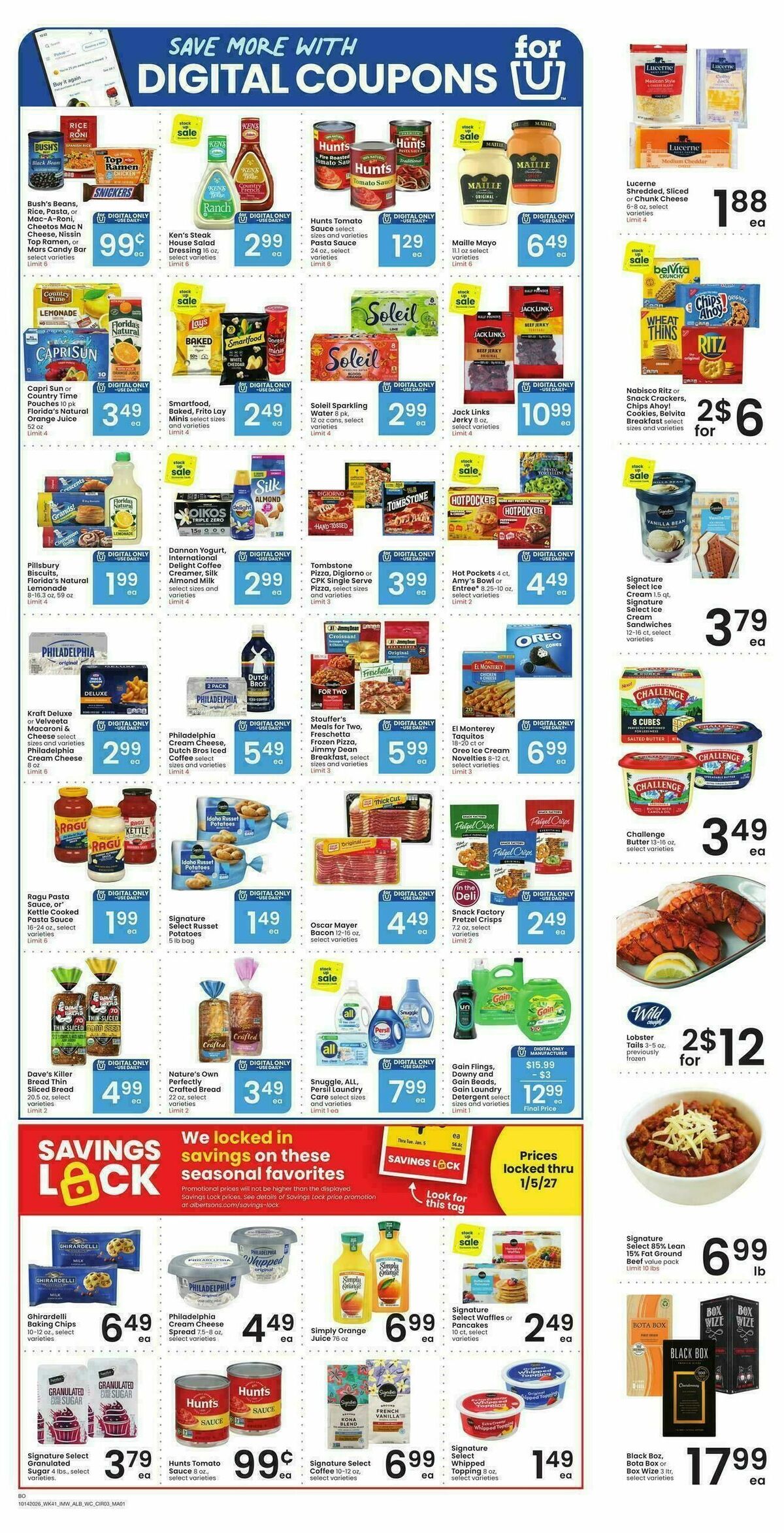 Albertsons Weekly Ad from October 14