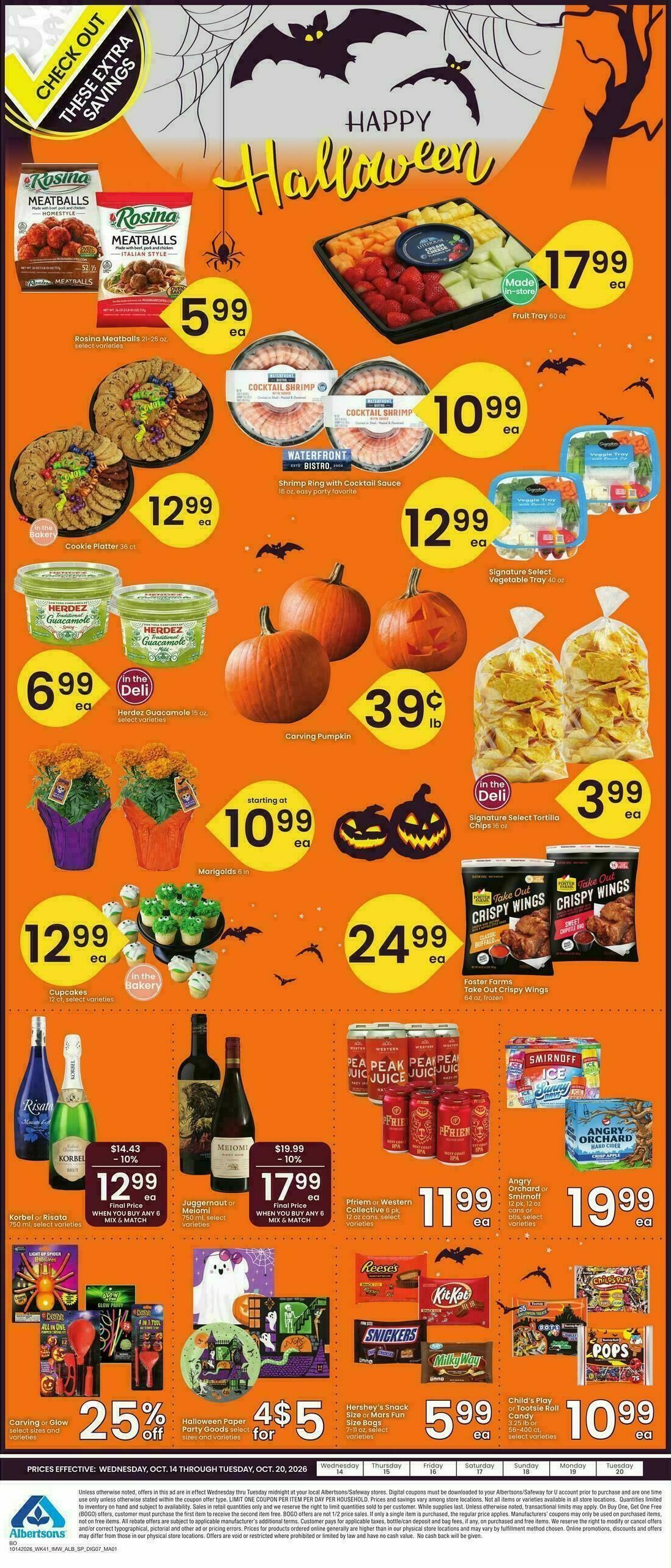 Albertsons Weekly Ad from October 14