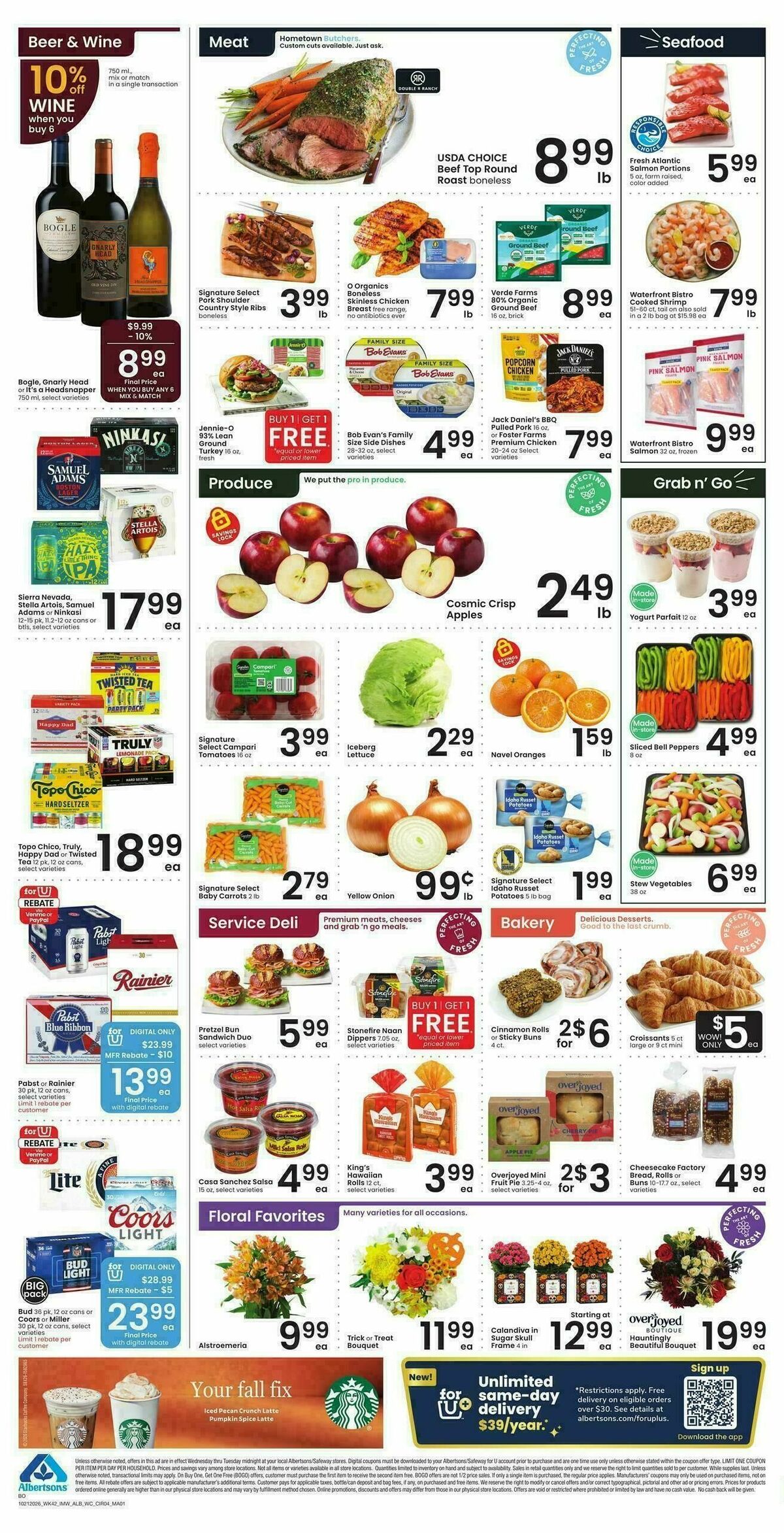 Albertsons Weekly Ad from October 21