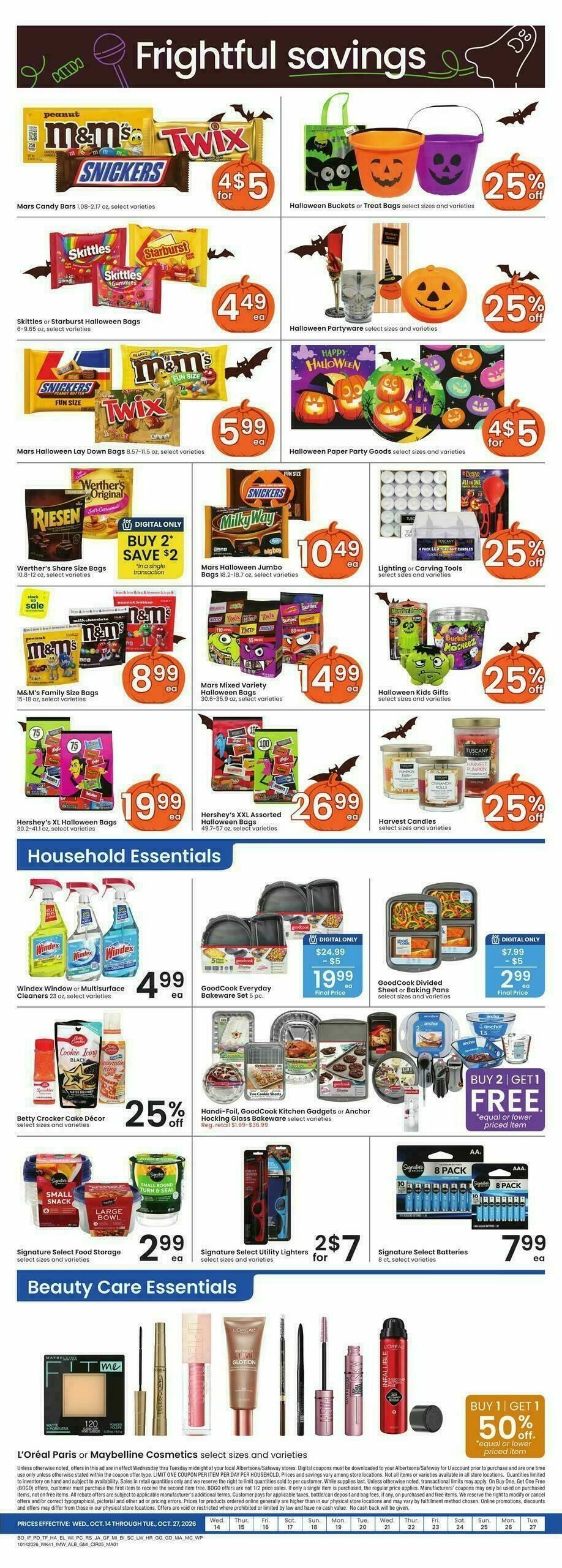 Albertsons Weekly Ad from October 21