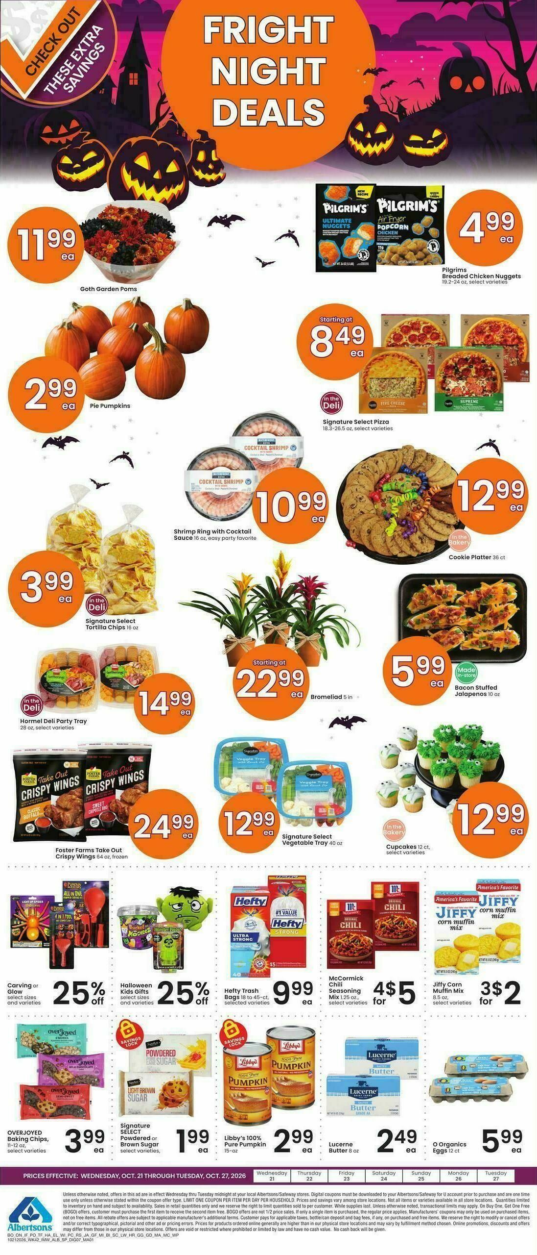 Albertsons Weekly Ad from October 21