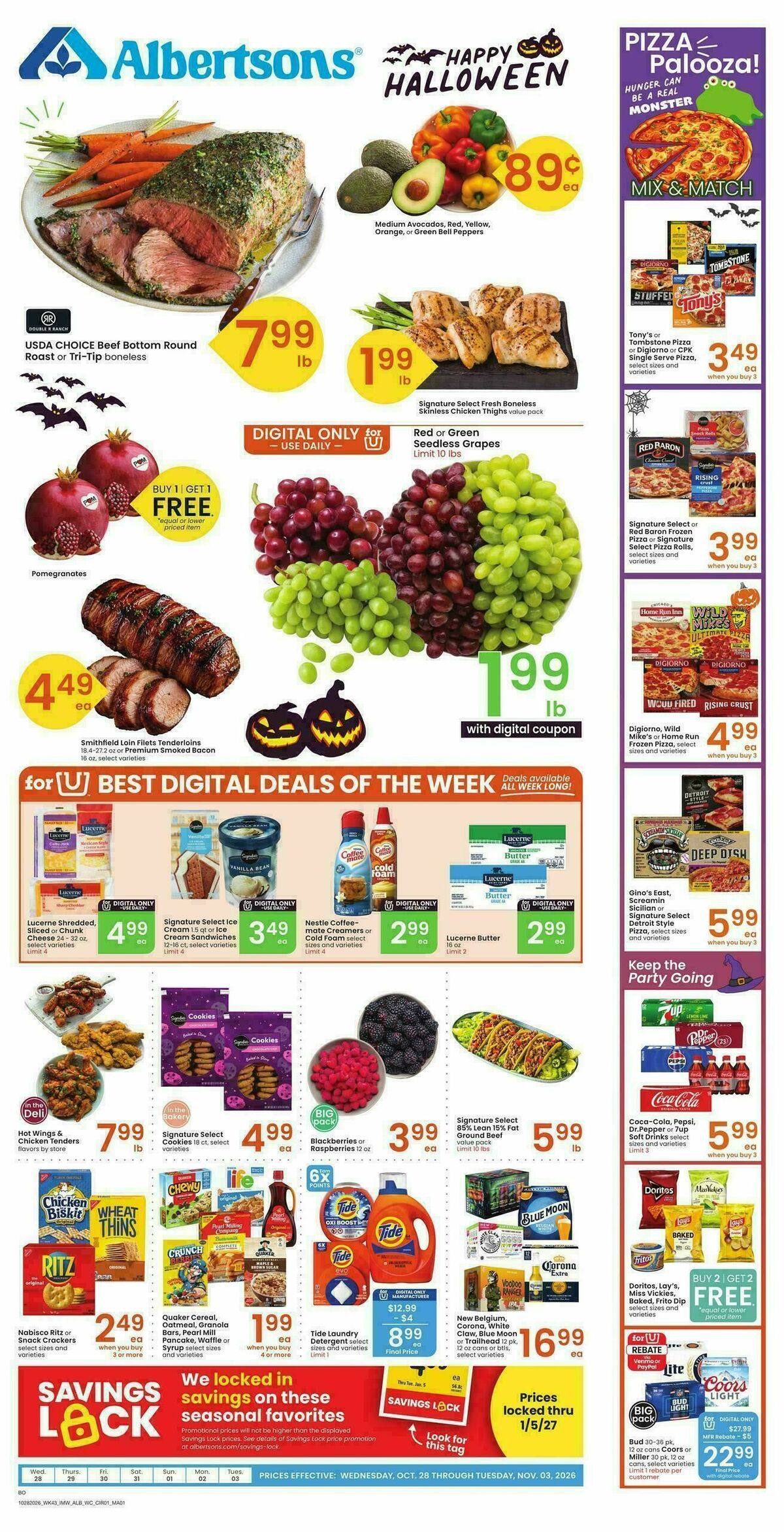 Albertsons Weekly Ad from October 28