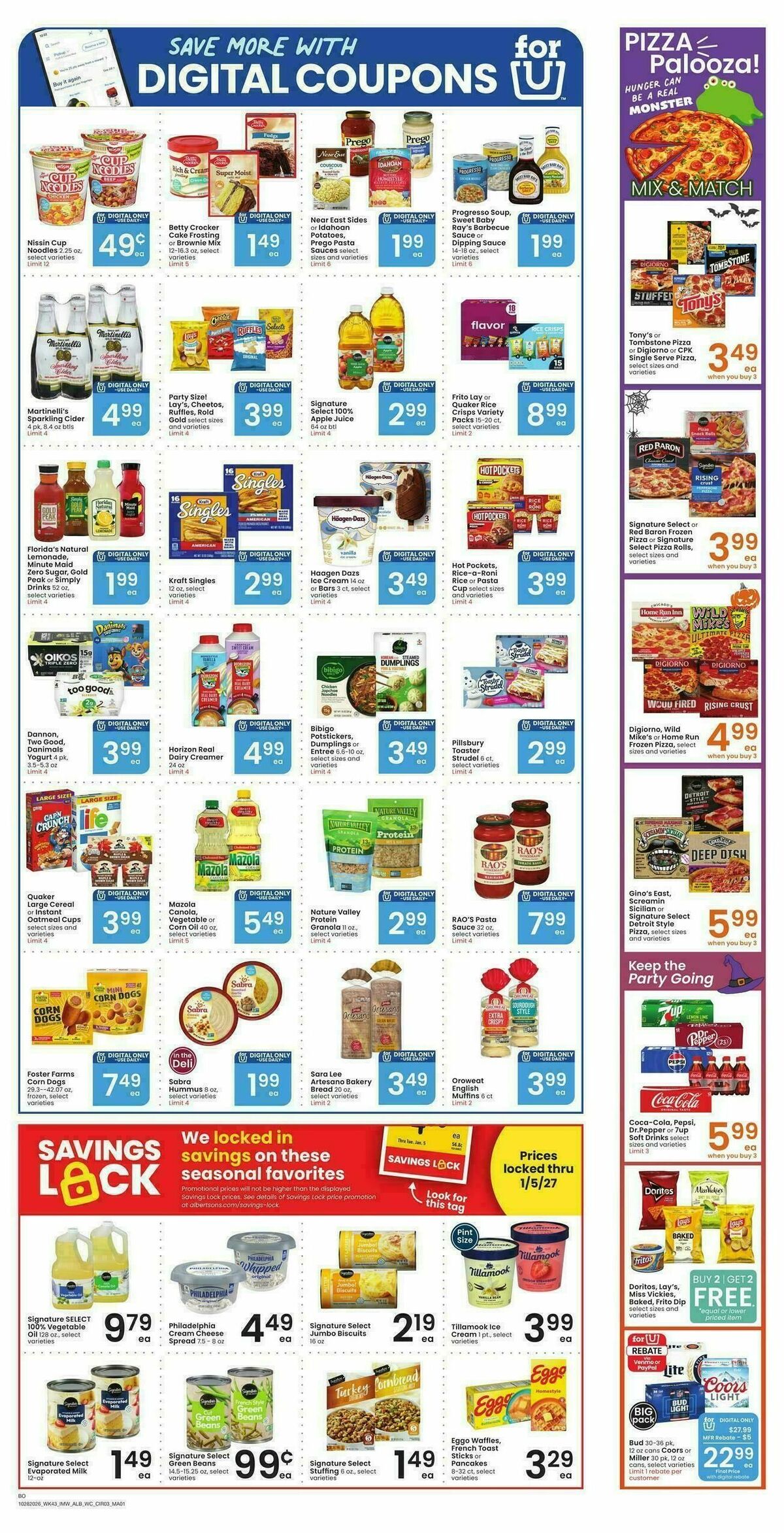 Albertsons Weekly Ad from October 28