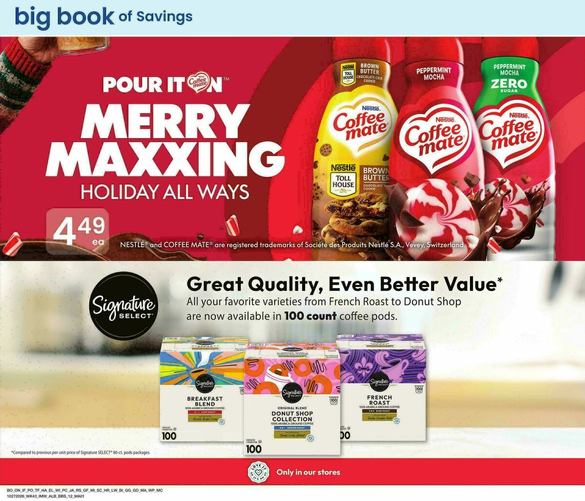 Albertsons Big Book of Savings Weekly Ad from October 27